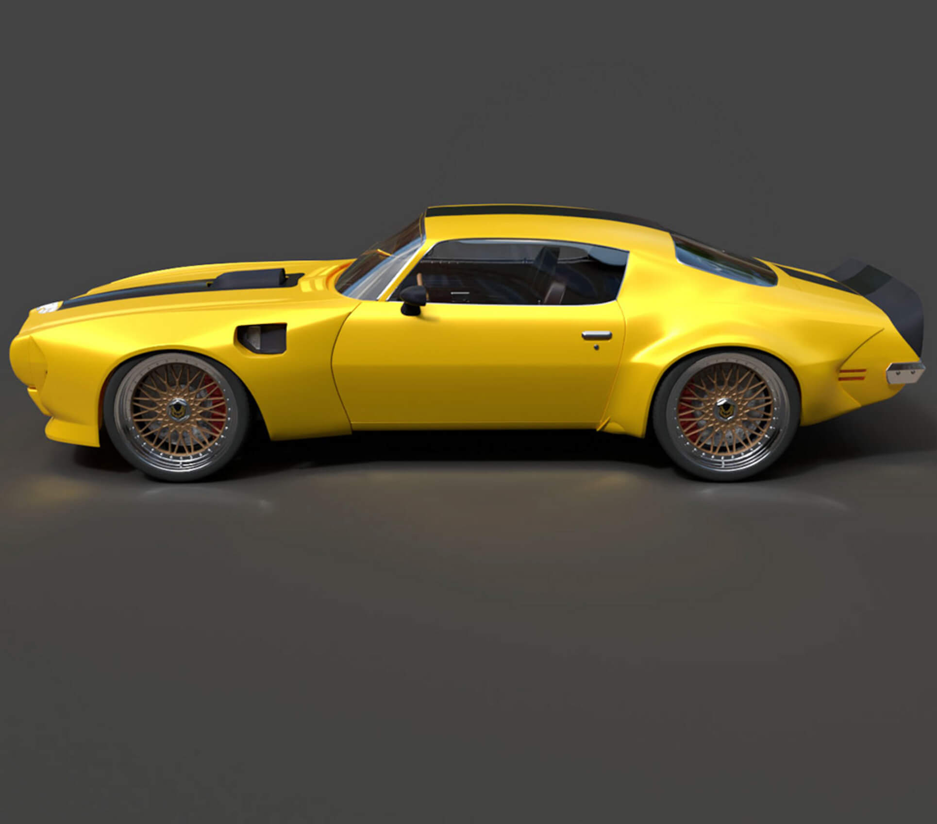 Pontiac Firebird Trans Am 1970 Custom/Tuned 3D Model