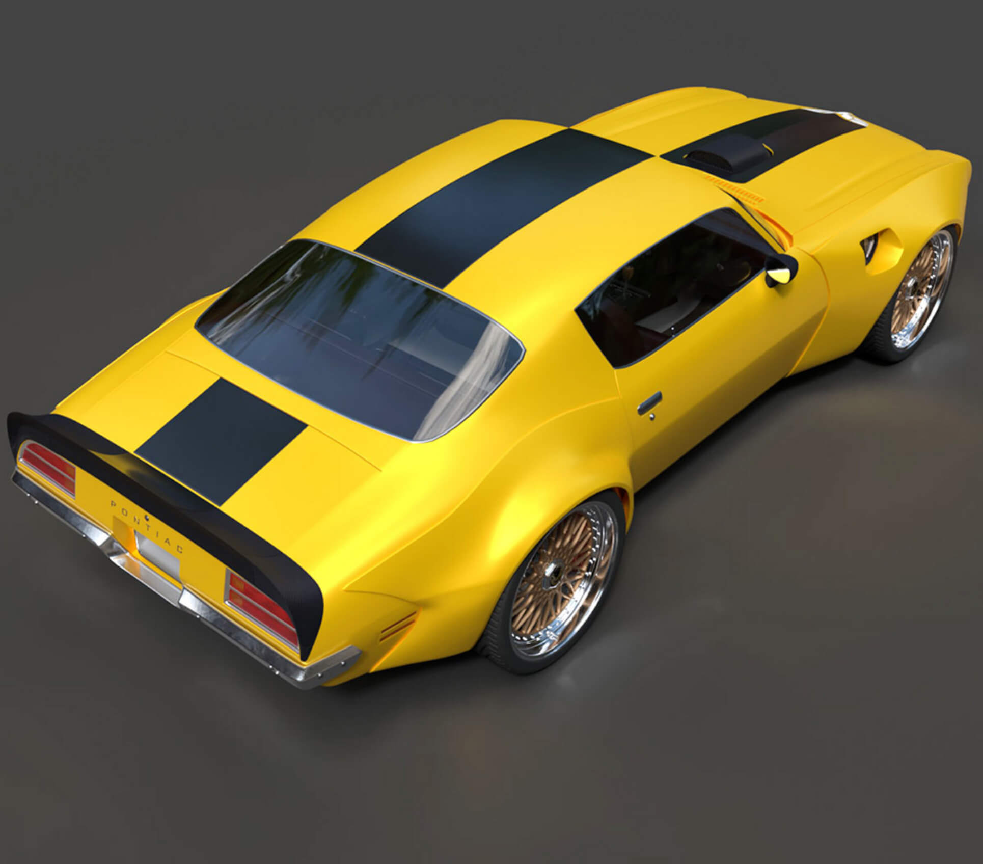 Pontiac Firebird Trans Am 1970 Custom/Tuned 3D Model