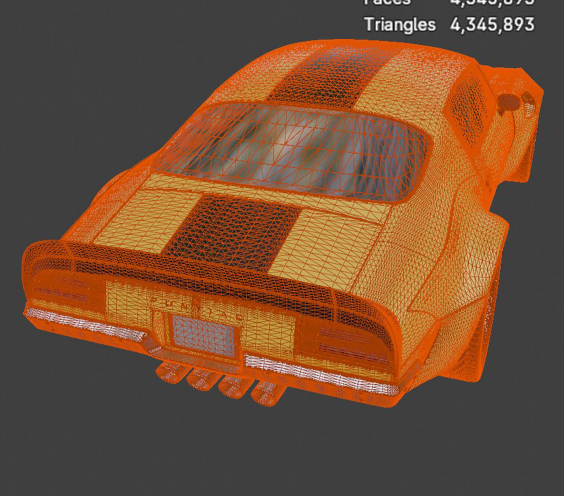 Pontiac Firebird Trans Am 1970 Custom/Tuned 3D Model
