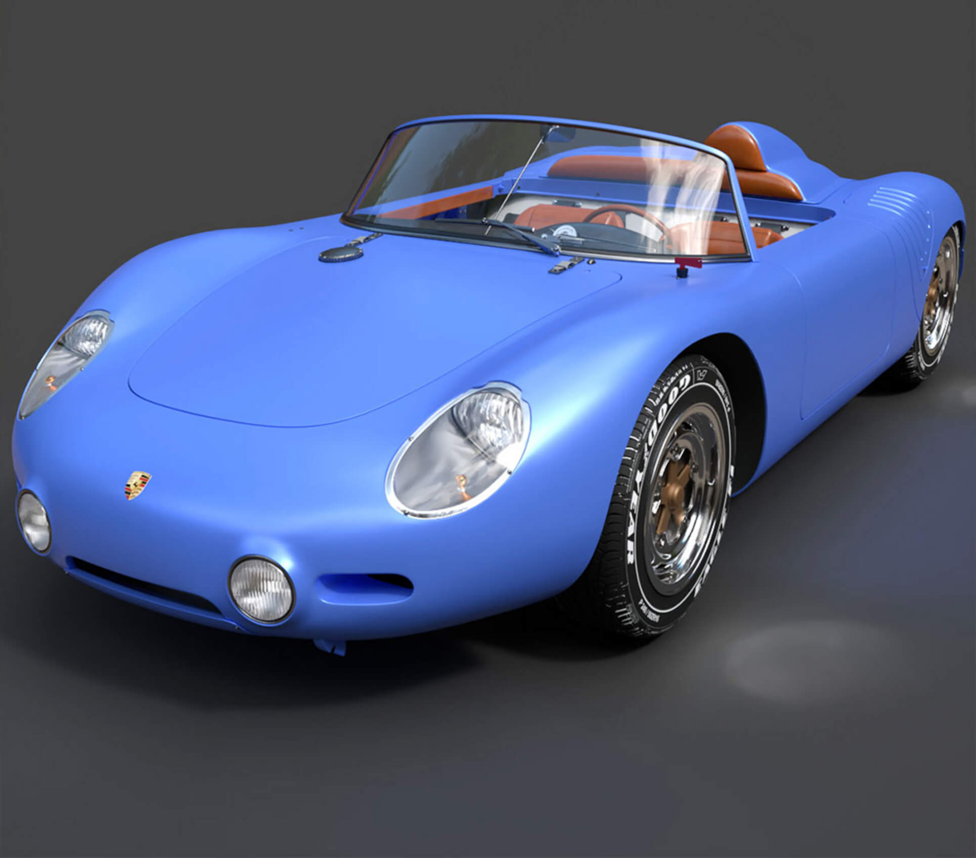Porsche 718 Spyder RS - Detailed Production-Ready 3D Asset 3D Model