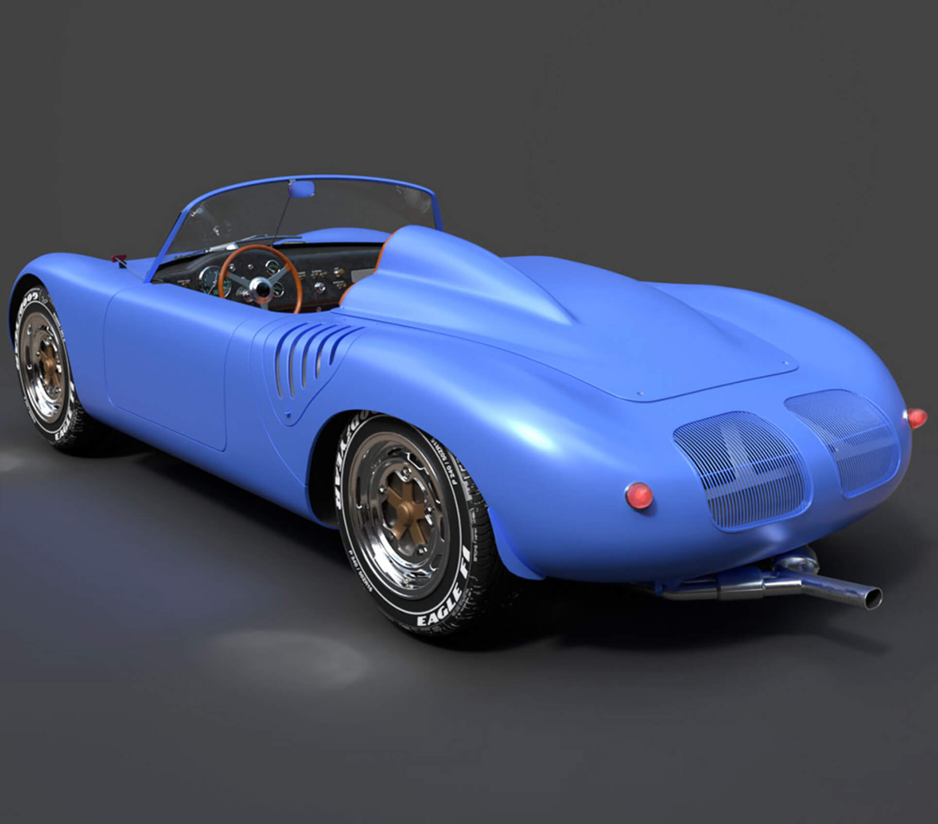 Porsche 718 Spyder RS - Detailed Production-Ready 3D Asset 3D Model