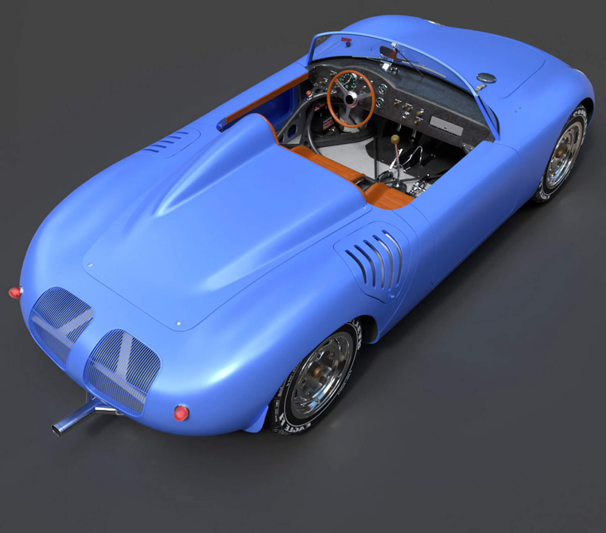 Porsche 718 Spyder RS - Detailed Production-Ready 3D Asset 3D Model