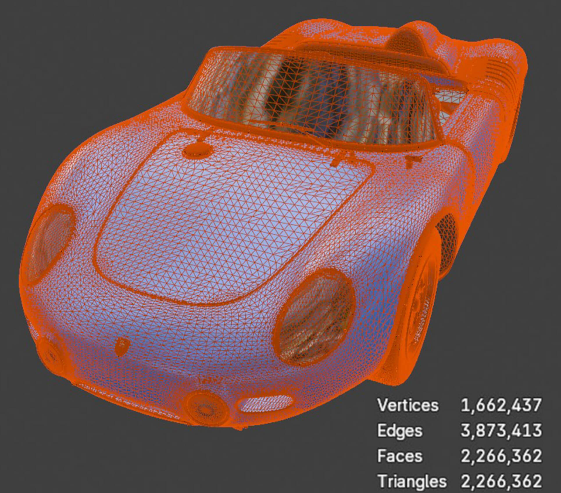 Porsche 718 Spyder RS - Detailed Production-Ready 3D Asset 3D Model