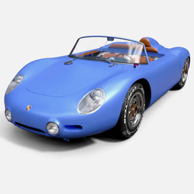 Porsche 718 Spyder RS - Detailed Production-Ready 3D Asset
