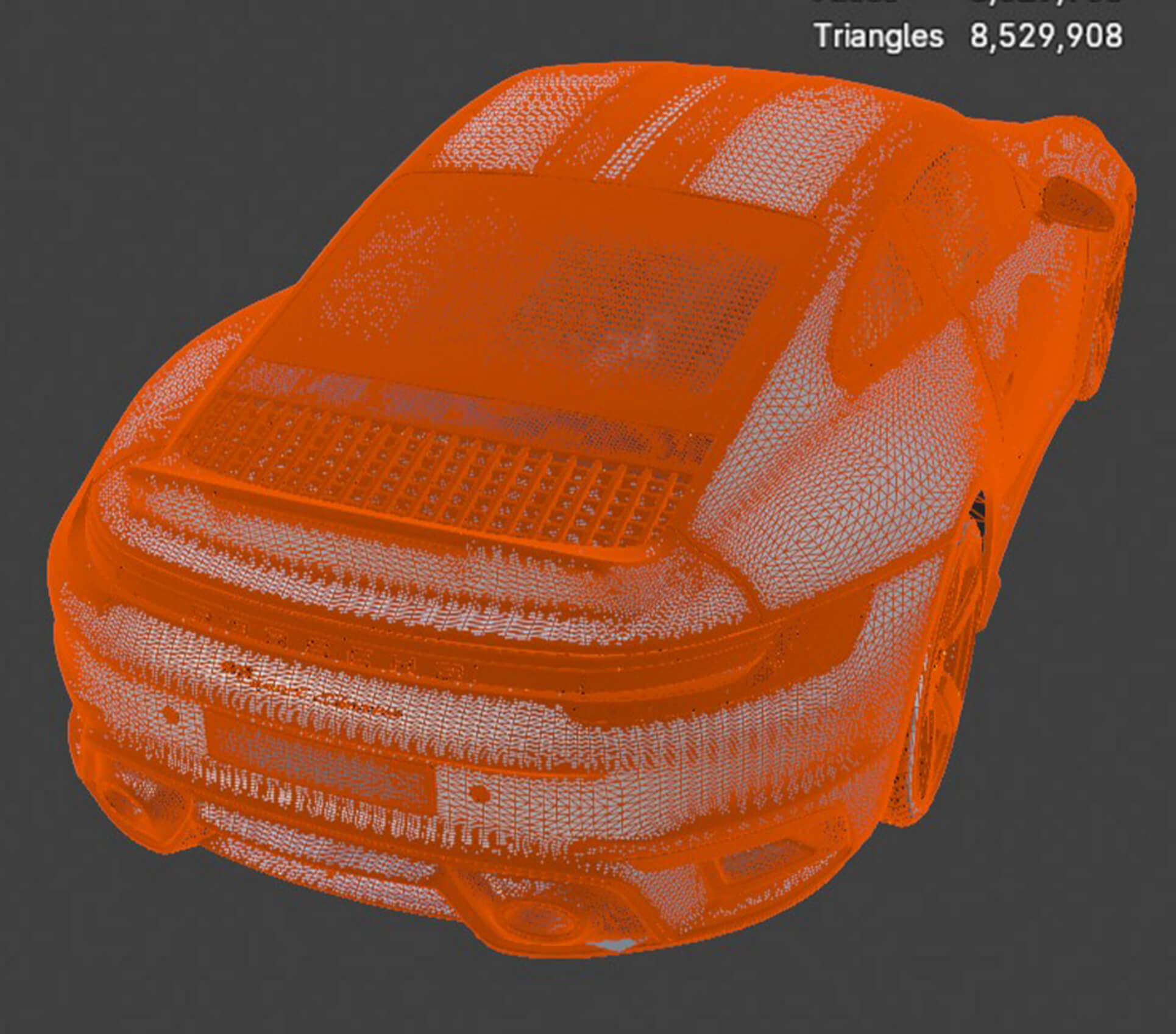 Porsche 911 Sport Classic High-Performance Sports Car High 3D Model