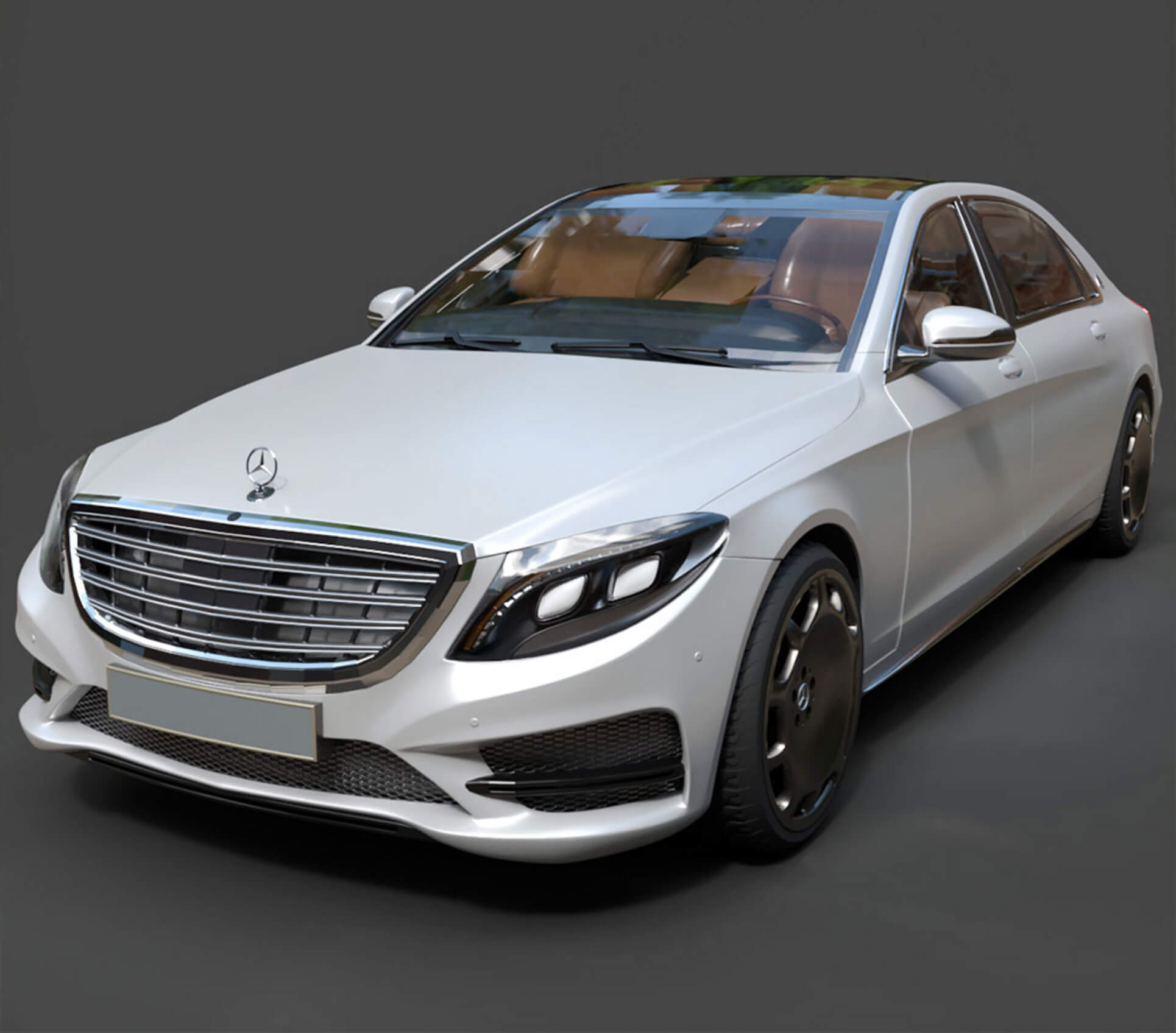 Sedans - Mercedes-Benz Maybach - High-Poly 3D Model 3D Model