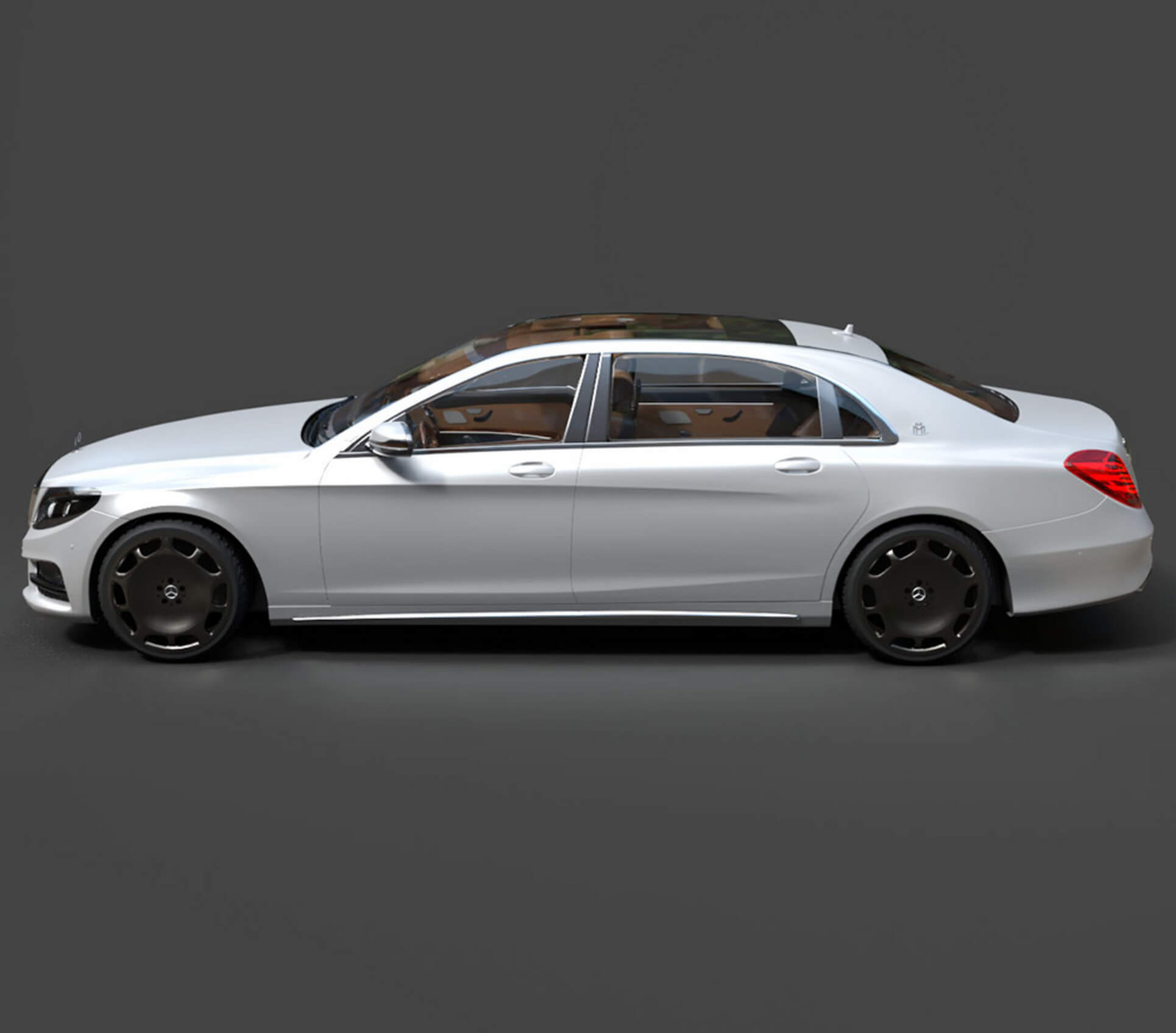 Sedans - Mercedes-Benz Maybach - High-Poly 3D Model 3D Model