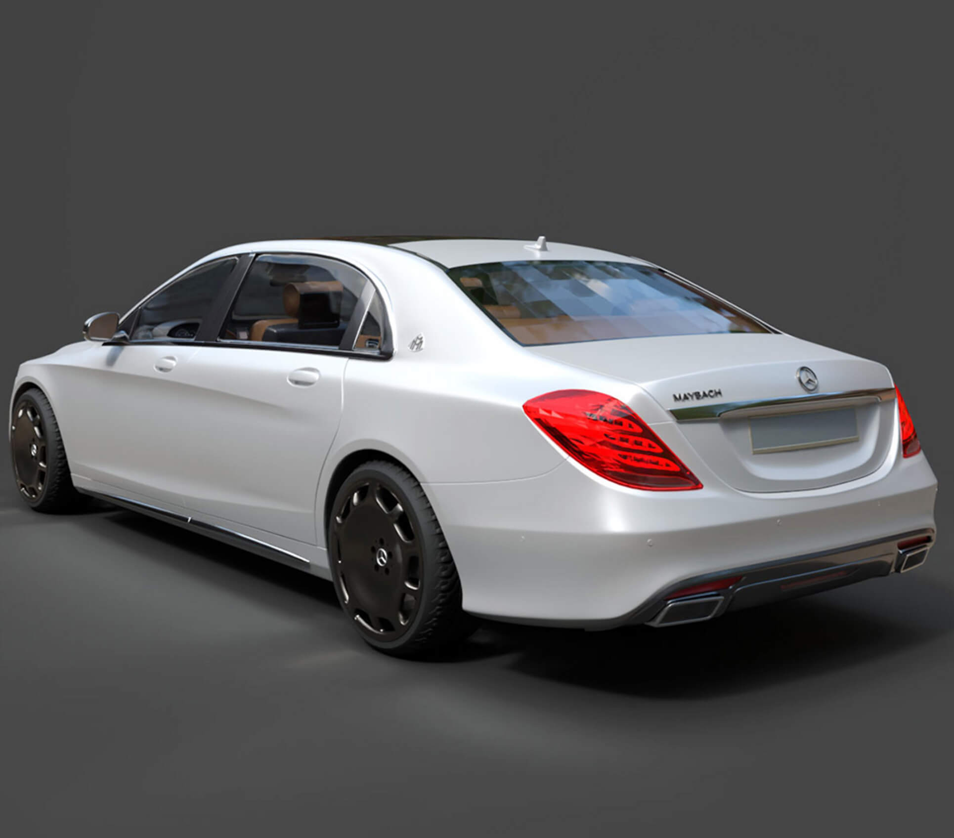 Sedans - Mercedes-Benz Maybach - High-Poly 3D Model 3D Model