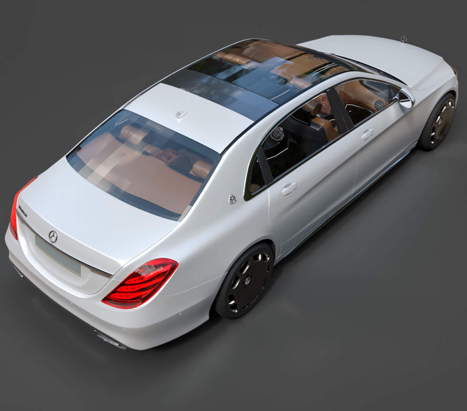 Sedans - Mercedes-Benz Maybach - High-Poly 3D Model 3D Model
