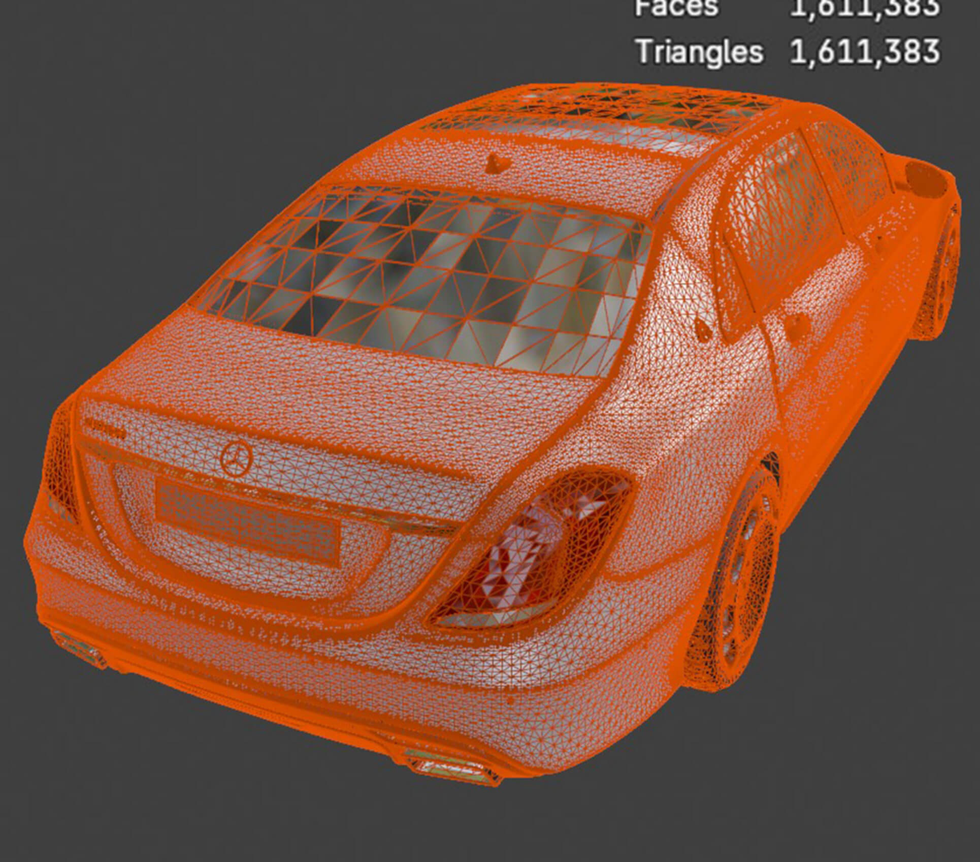 Sedans - Mercedes-Benz Maybach - High-Poly 3D Model 3D Model