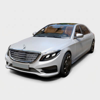 Sedans - Mercedes-Benz Maybach - High-Poly 3D Model