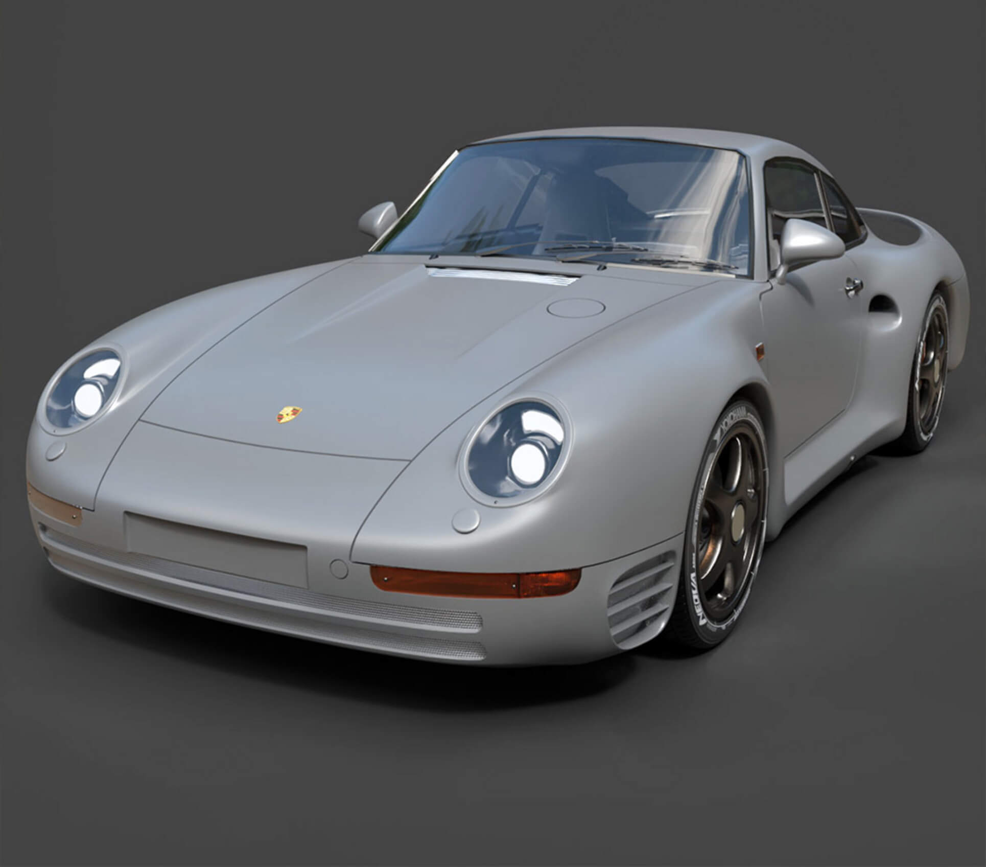 Sports Cars Porsche 959 High Poly 3D Model 3D Model