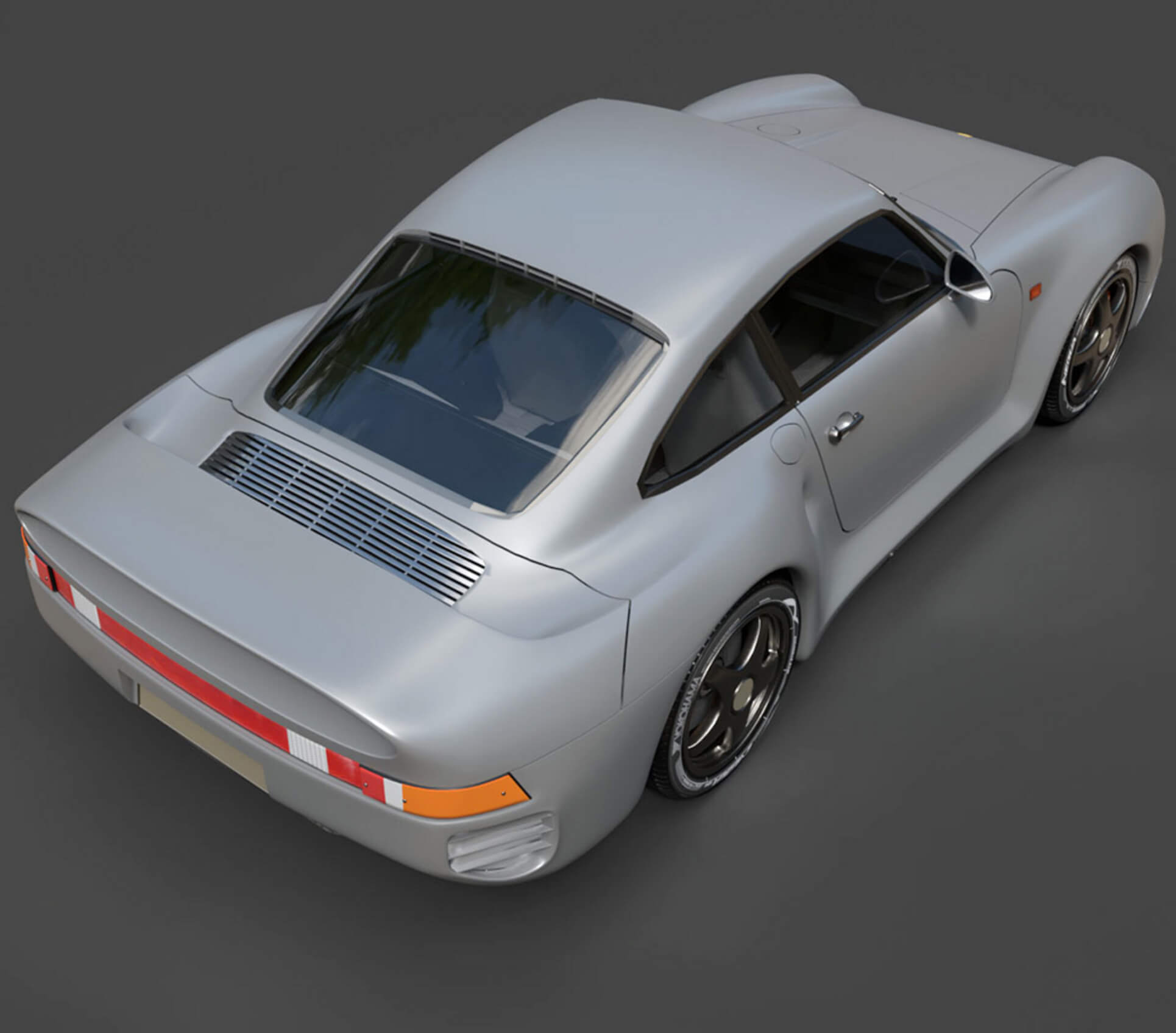 Sports Cars Porsche 959 High Poly 3D Model 3D Model