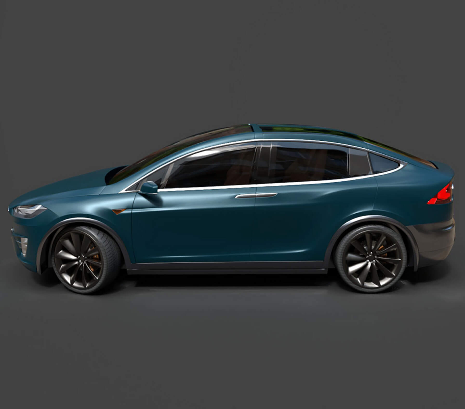 Tesla Model X - High-Poly 3D Model 3D Model