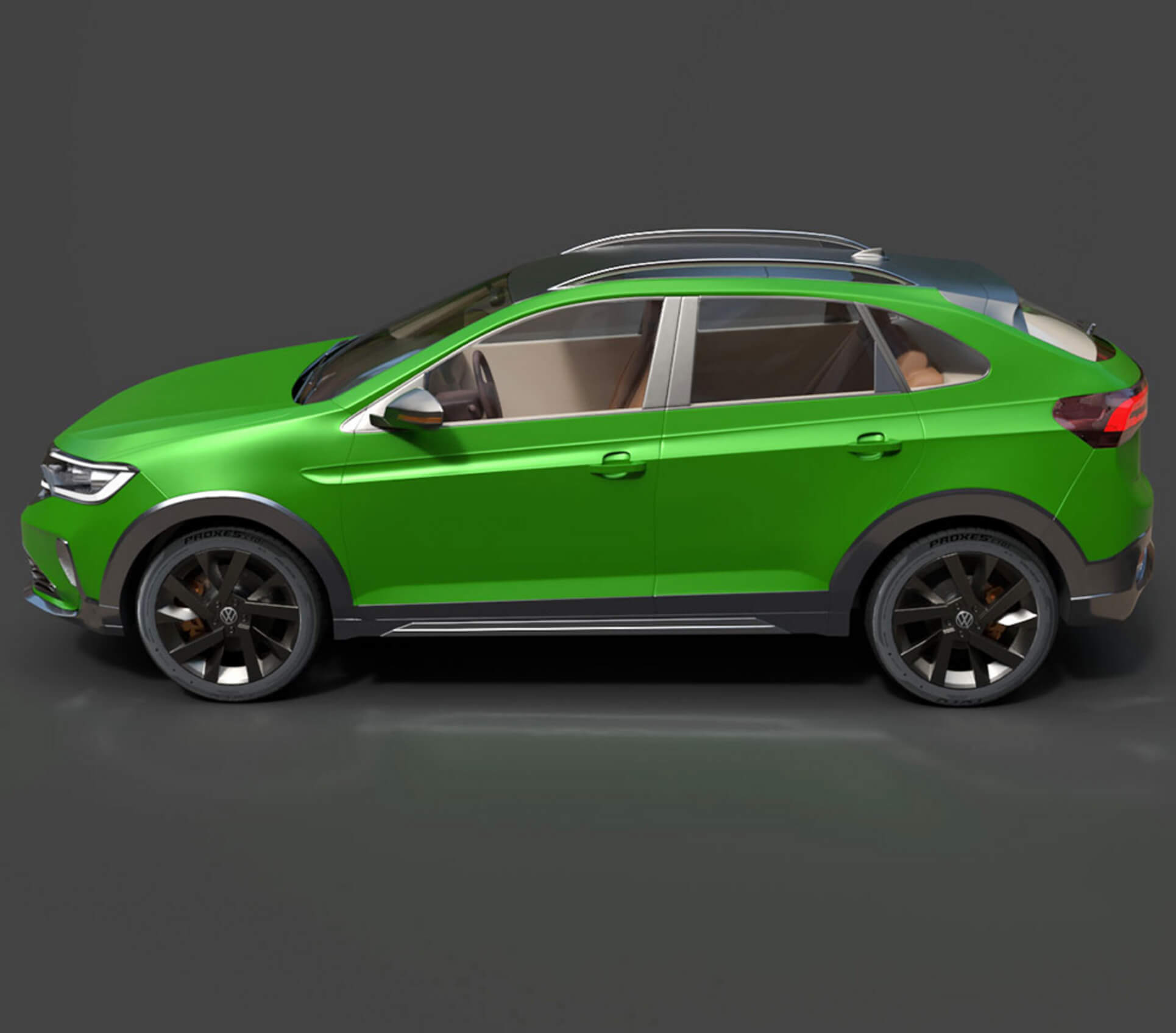 Volkswagen Taigo Crossover SUV - High-Poly 3D Model 3D Model