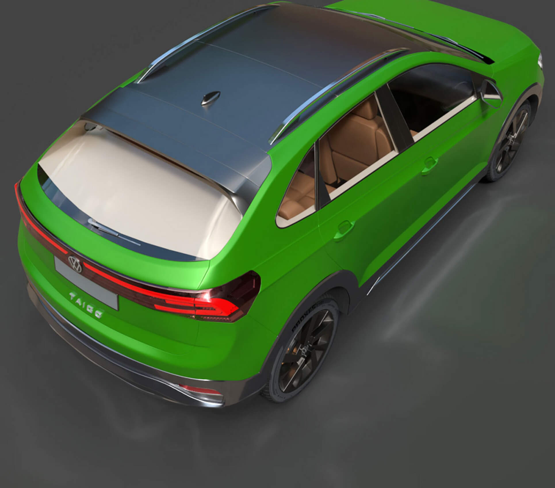 Volkswagen Taigo Crossover SUV - High-Poly 3D Model 3D Model