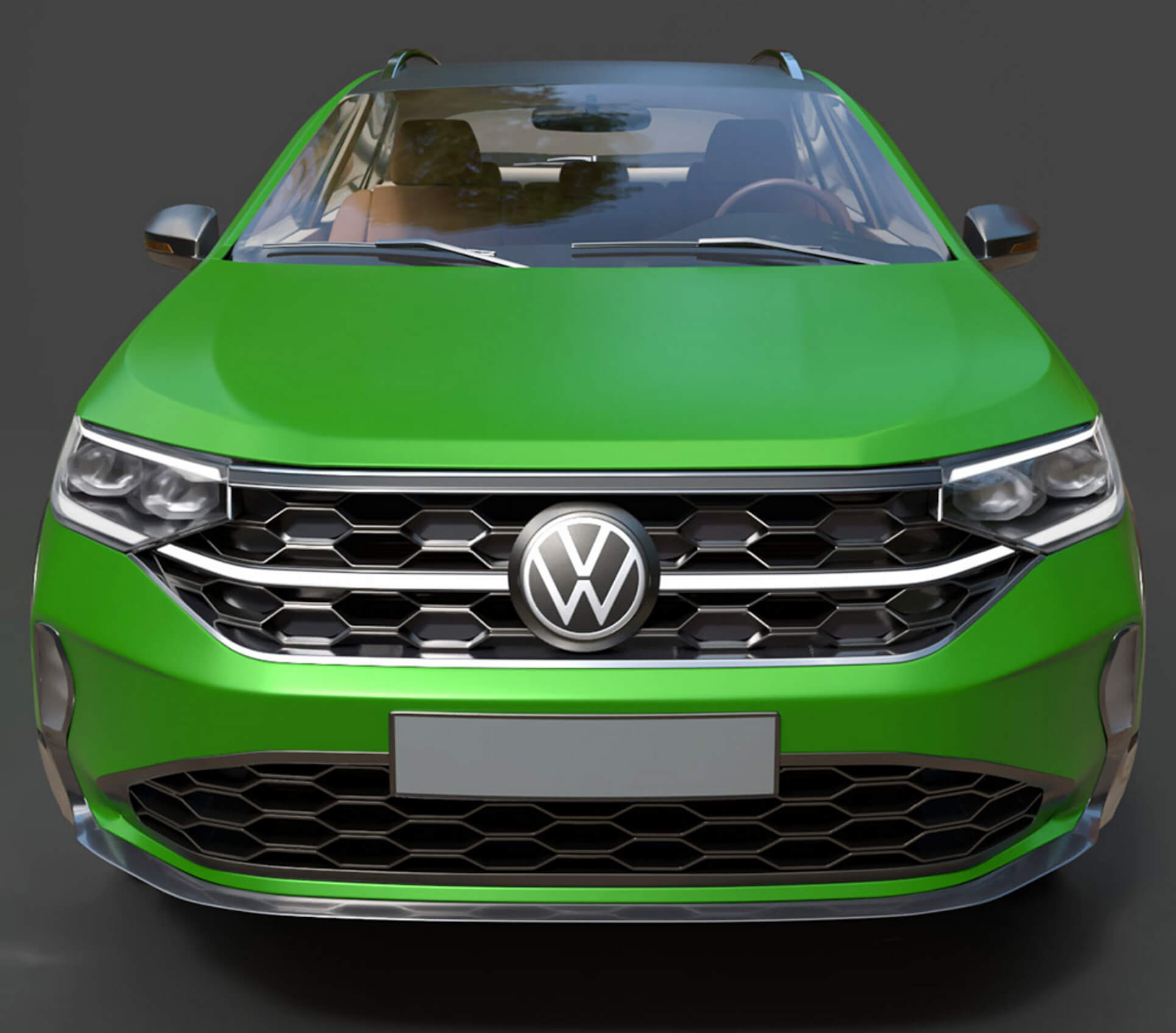 Volkswagen Taigo Crossover SUV - High-Poly 3D Model 3D Model
