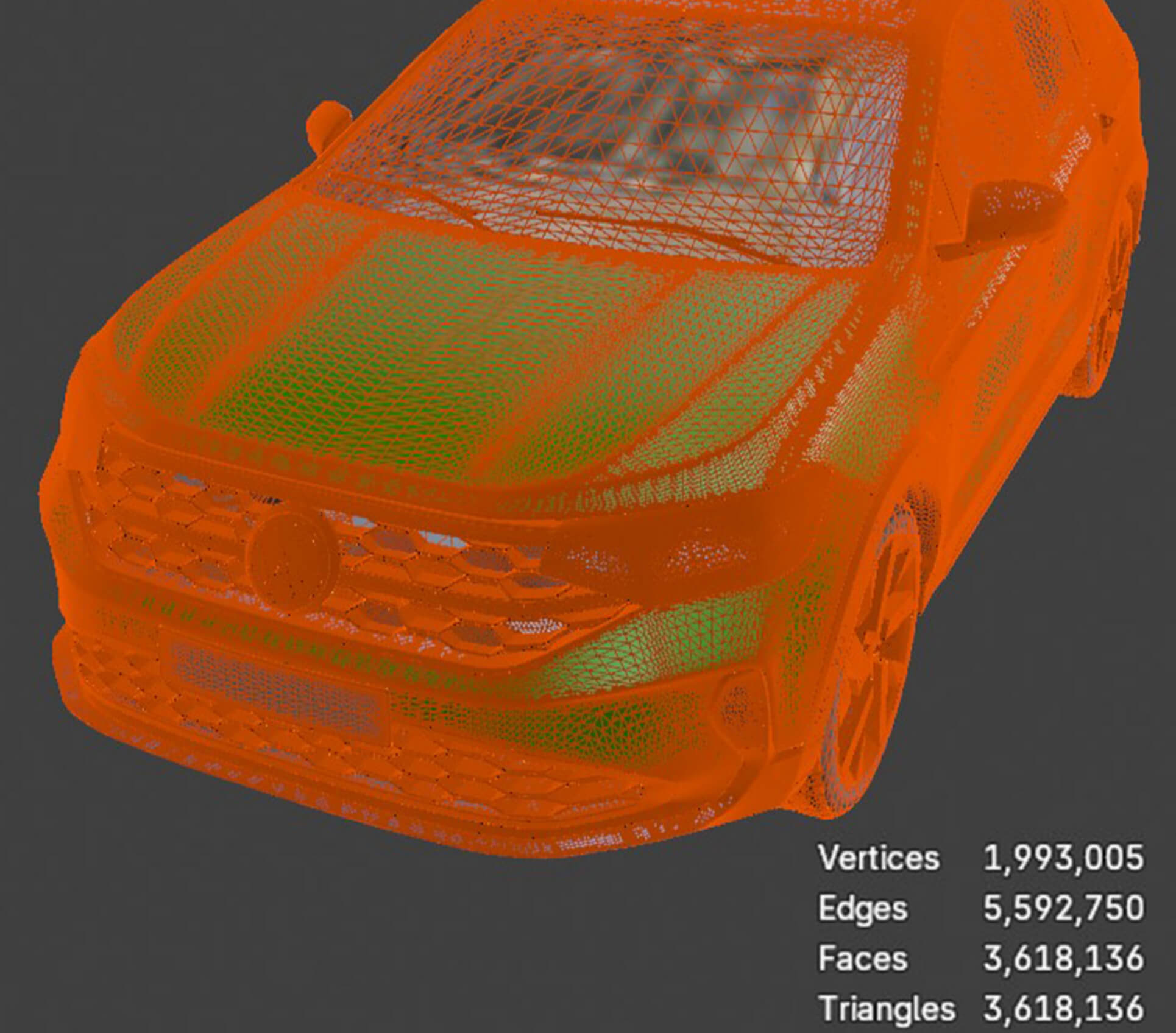 Volkswagen Taigo Crossover SUV - High-Poly 3D Model 3D Model
