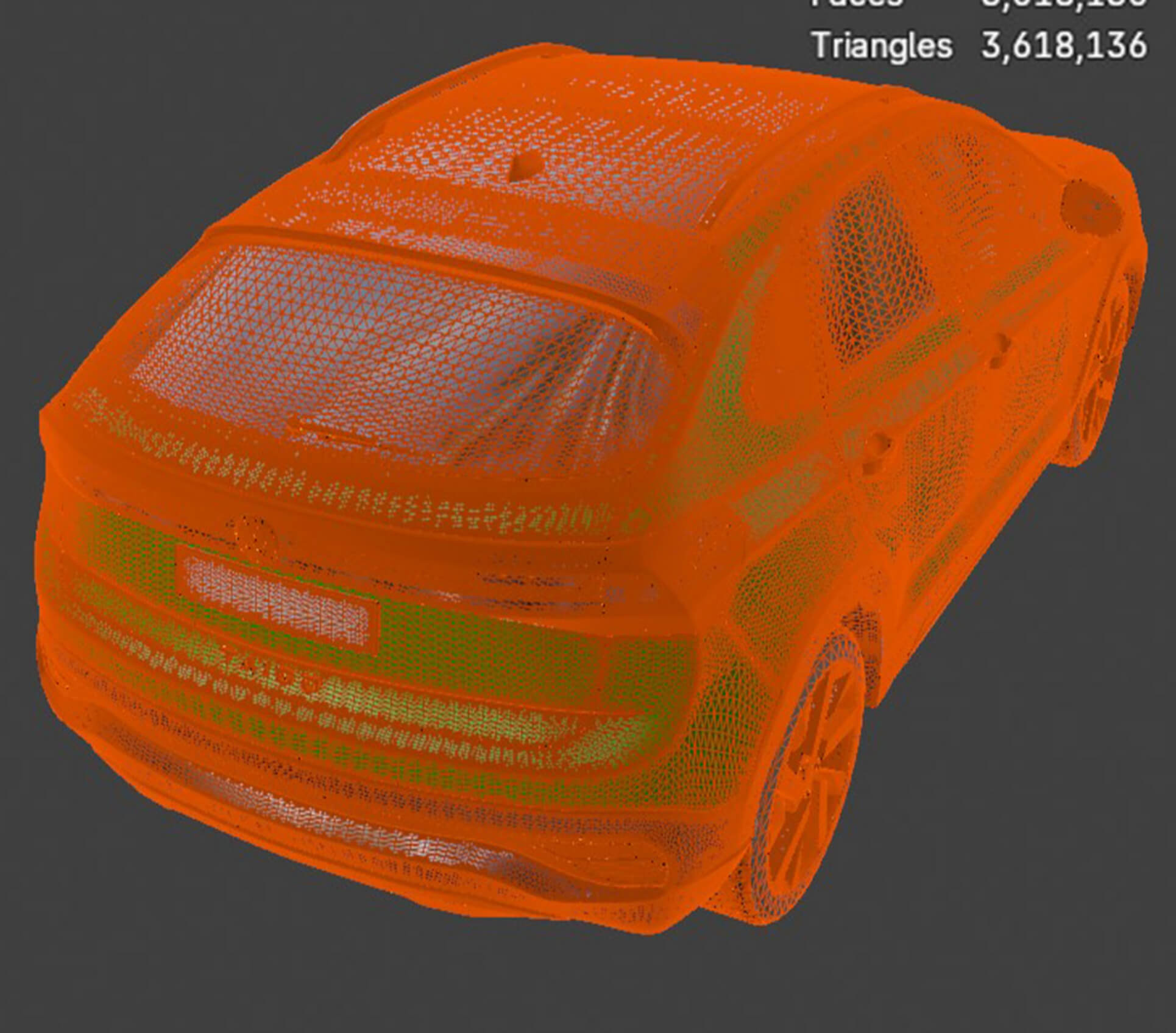 Volkswagen Taigo Crossover SUV - High-Poly 3D Model 3D Model