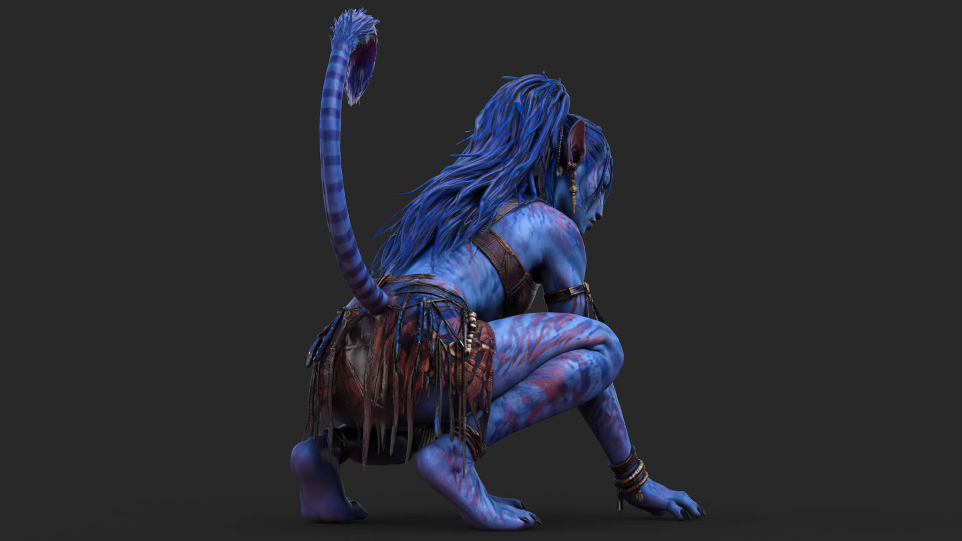 Fantasy Creature Avatar High-Detail 3d Model 3D Model