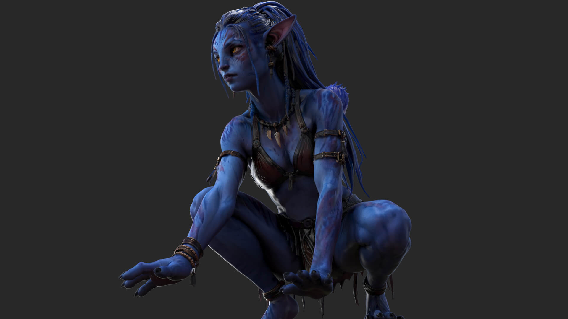Fantasy Creature Avatar High-Detail 3d Model 3D Model