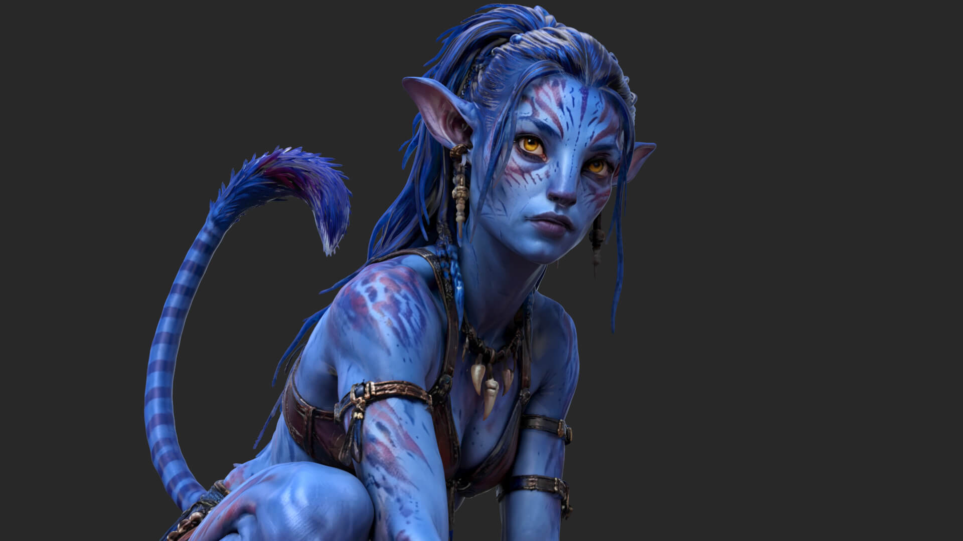 Fantasy Creature Avatar High-Detail 3d Model 3D Model
