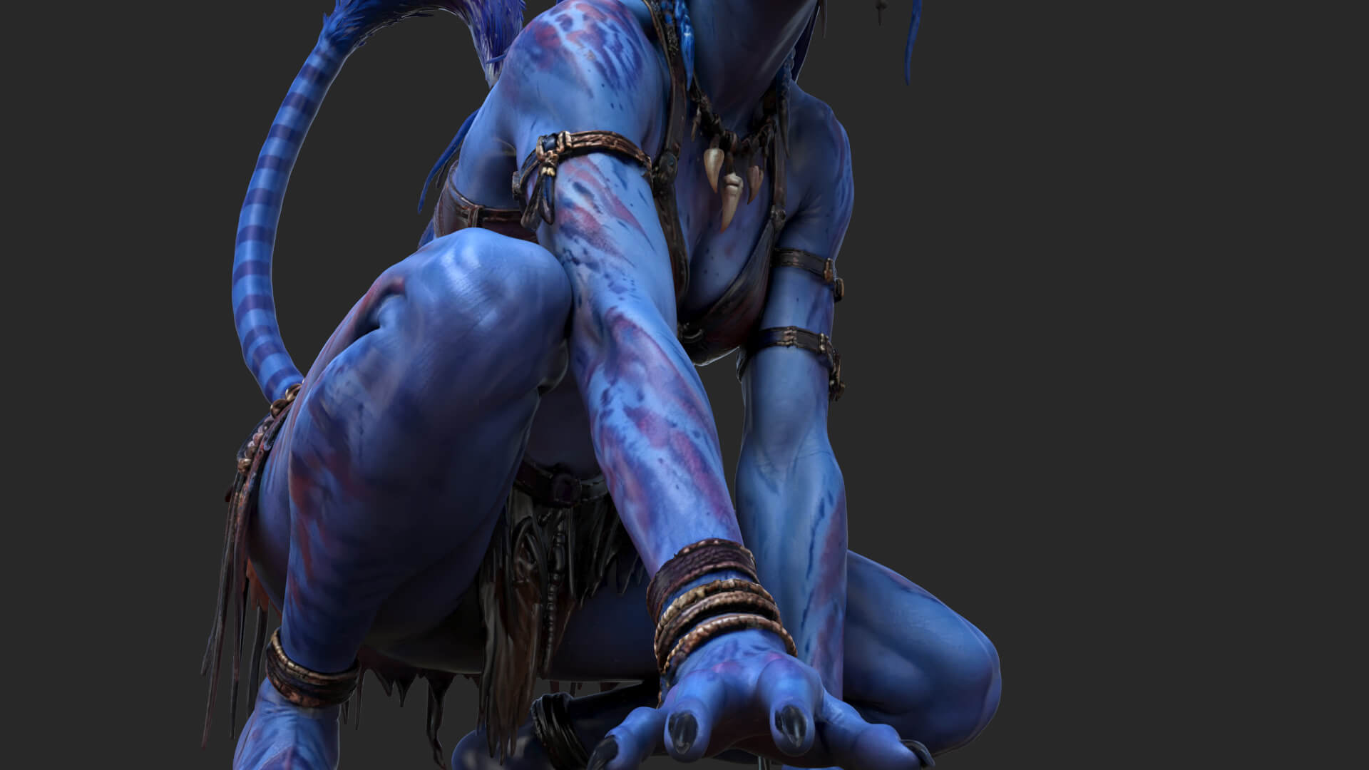 Fantasy Creature Avatar High-Detail 3d Model 3D Model