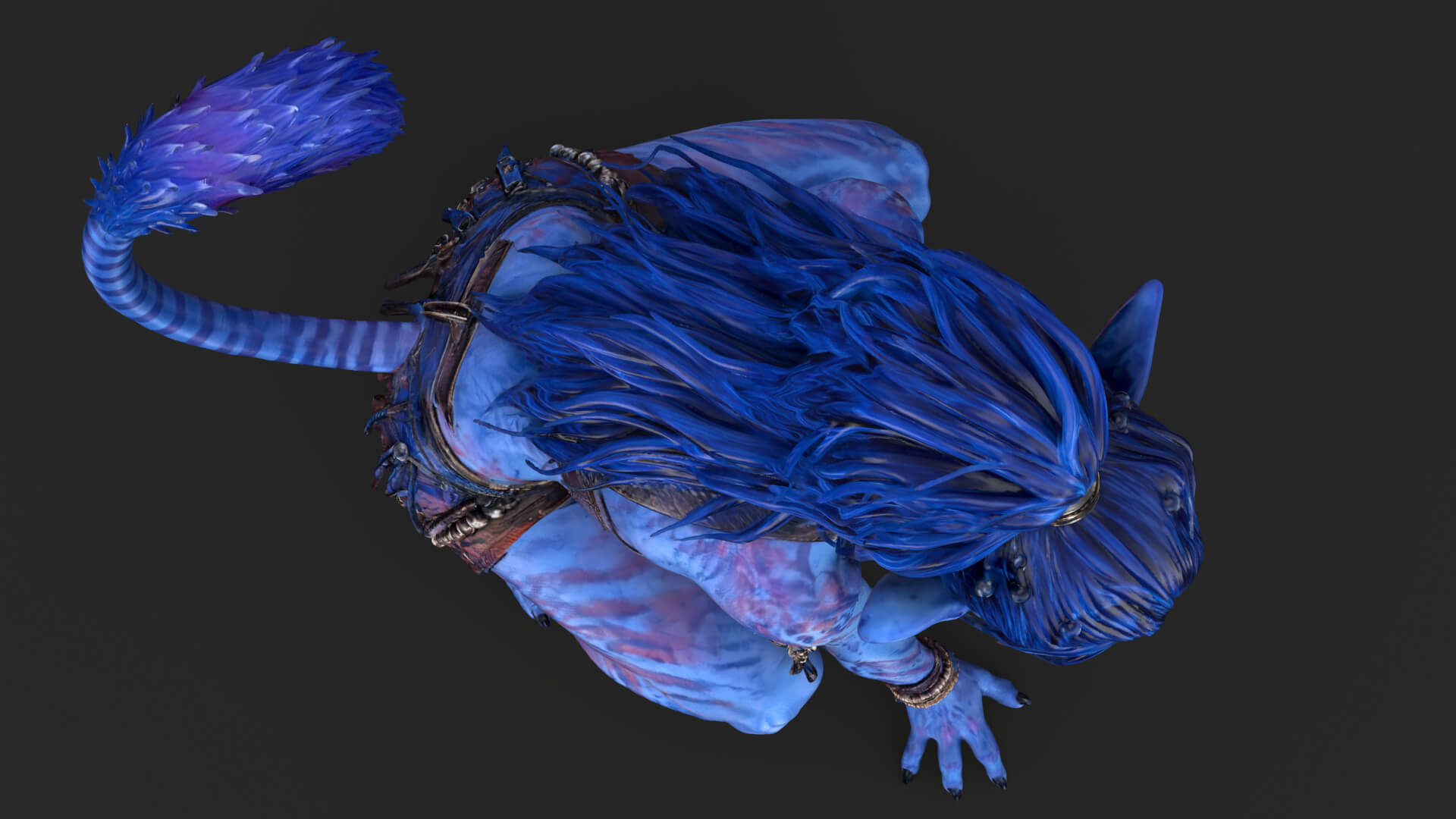 Fantasy Creature Avatar High-Detail 3d Model 3D Model