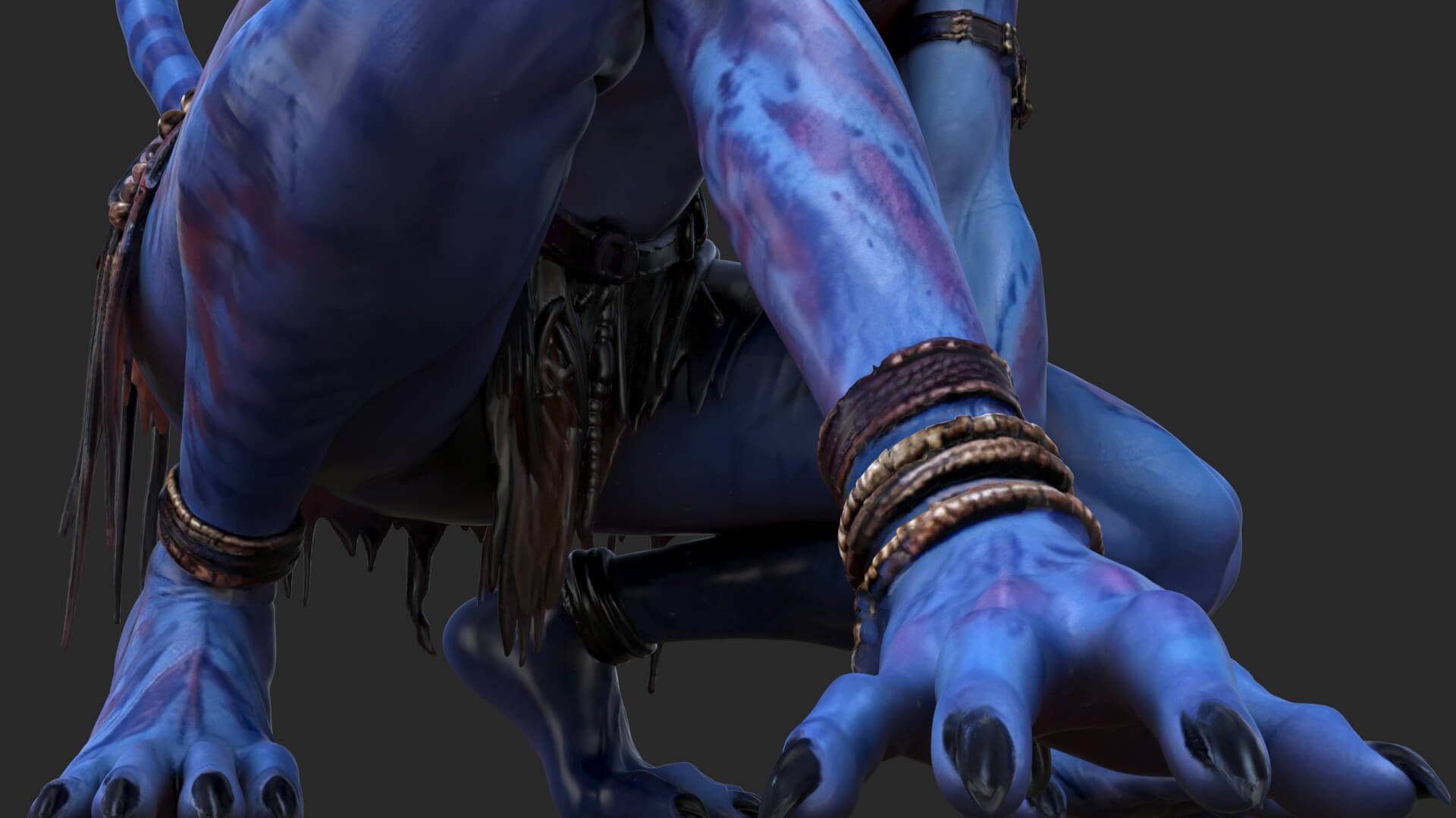 Fantasy Creature Avatar High-Detail 3d Model 3D Model