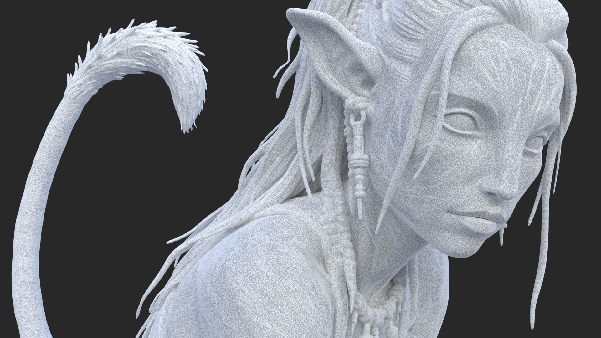 Fantasy Creature Avatar High-Detail 3d Model 3D Model