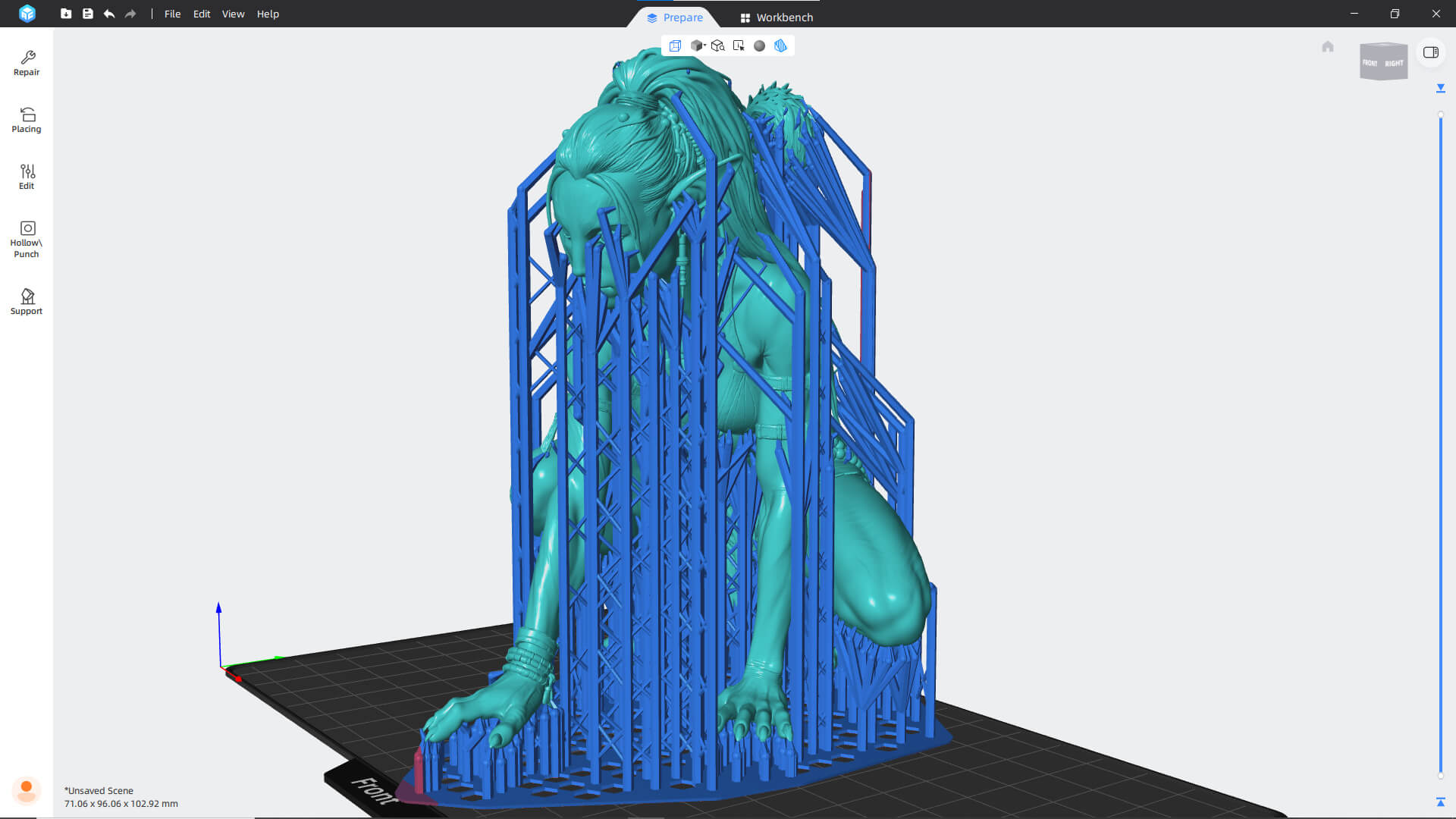 Fantasy Creature Avatar High-Detail 3d Model 3D Model