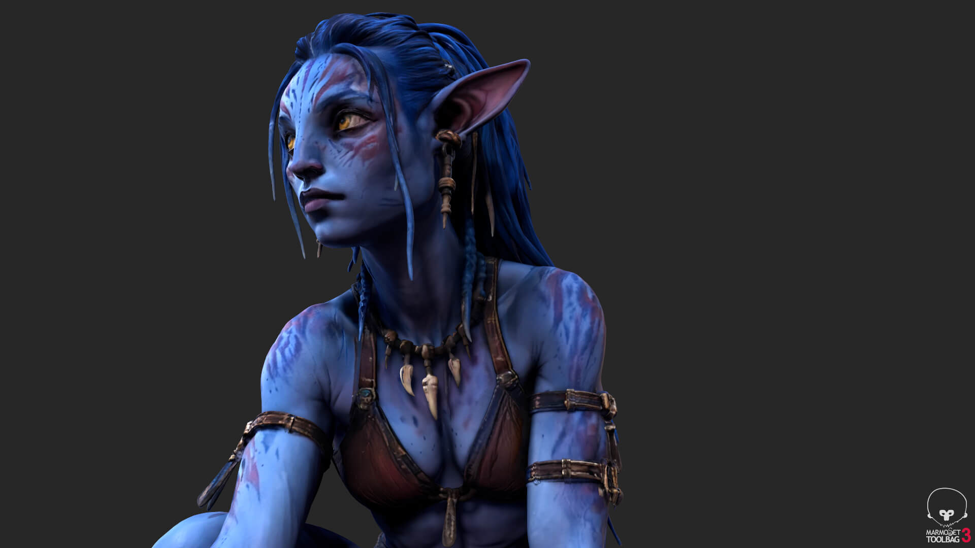 Fantasy Creature Avatar High-Detail 3d Model 3D Model