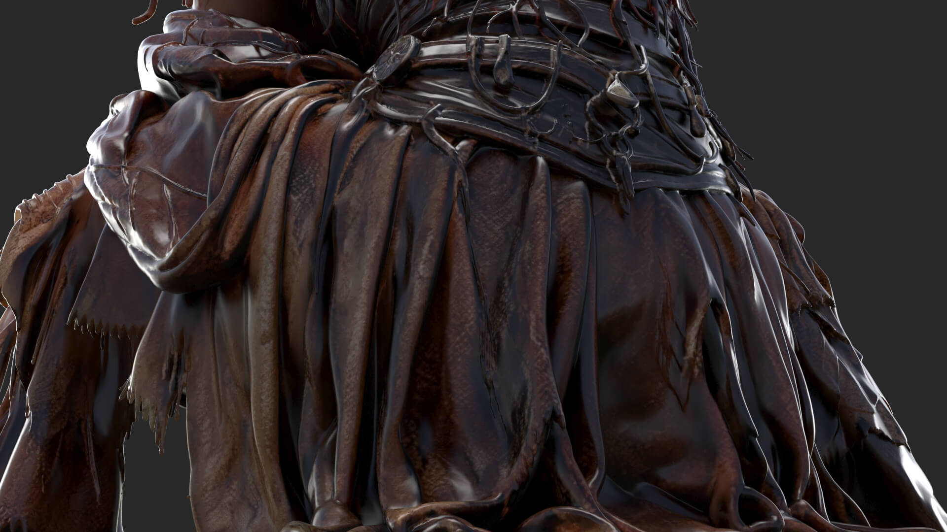 Girl Fantasy Demon High-Detail 3D Model 3D Model