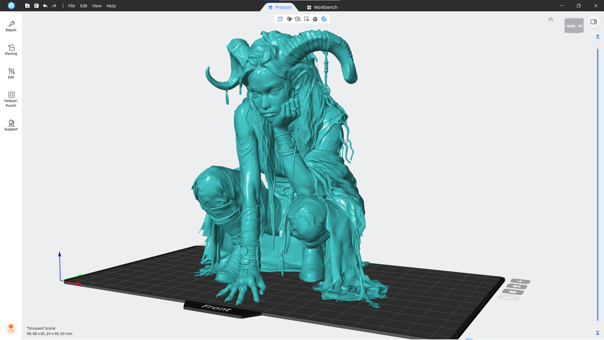 Girl Fantasy Demon High-Detail 3D Model 3D Model