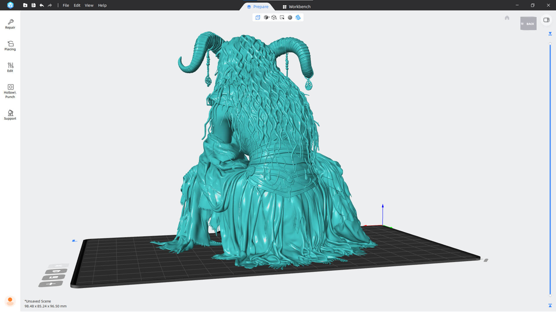 Girl Fantasy Demon High-Detail 3D Model 3D Model