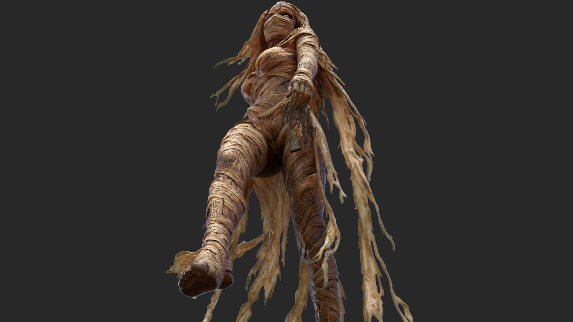 Sensual Mummy High-Detail 3D Model 3D Model