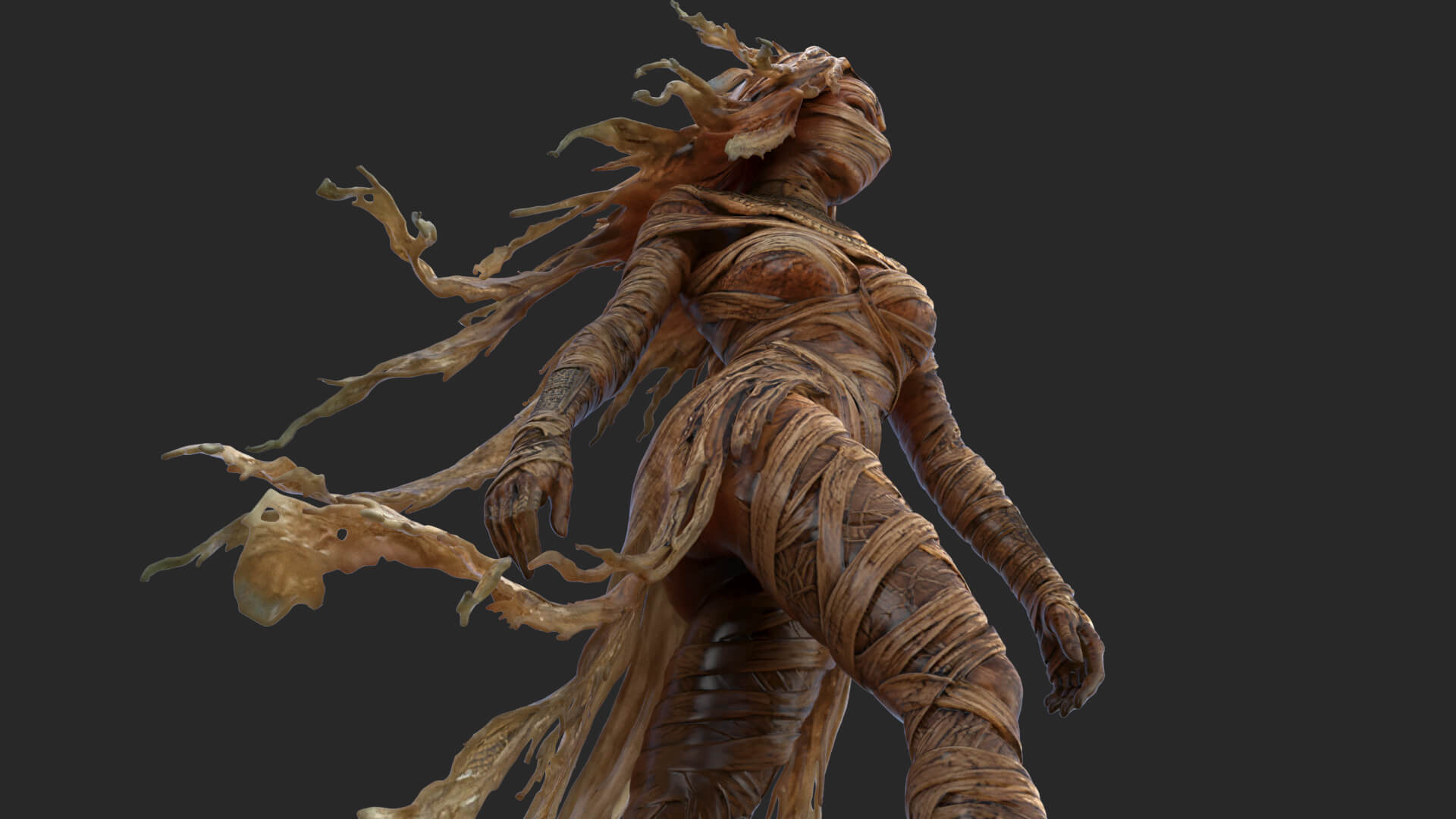 Sensual Mummy High-Detail 3D Model 3D Model