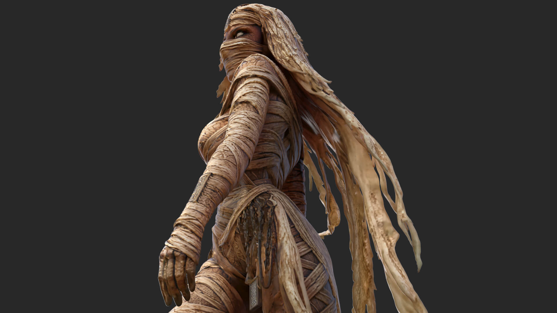Sensual Mummy High-Detail 3D Model 3D Model