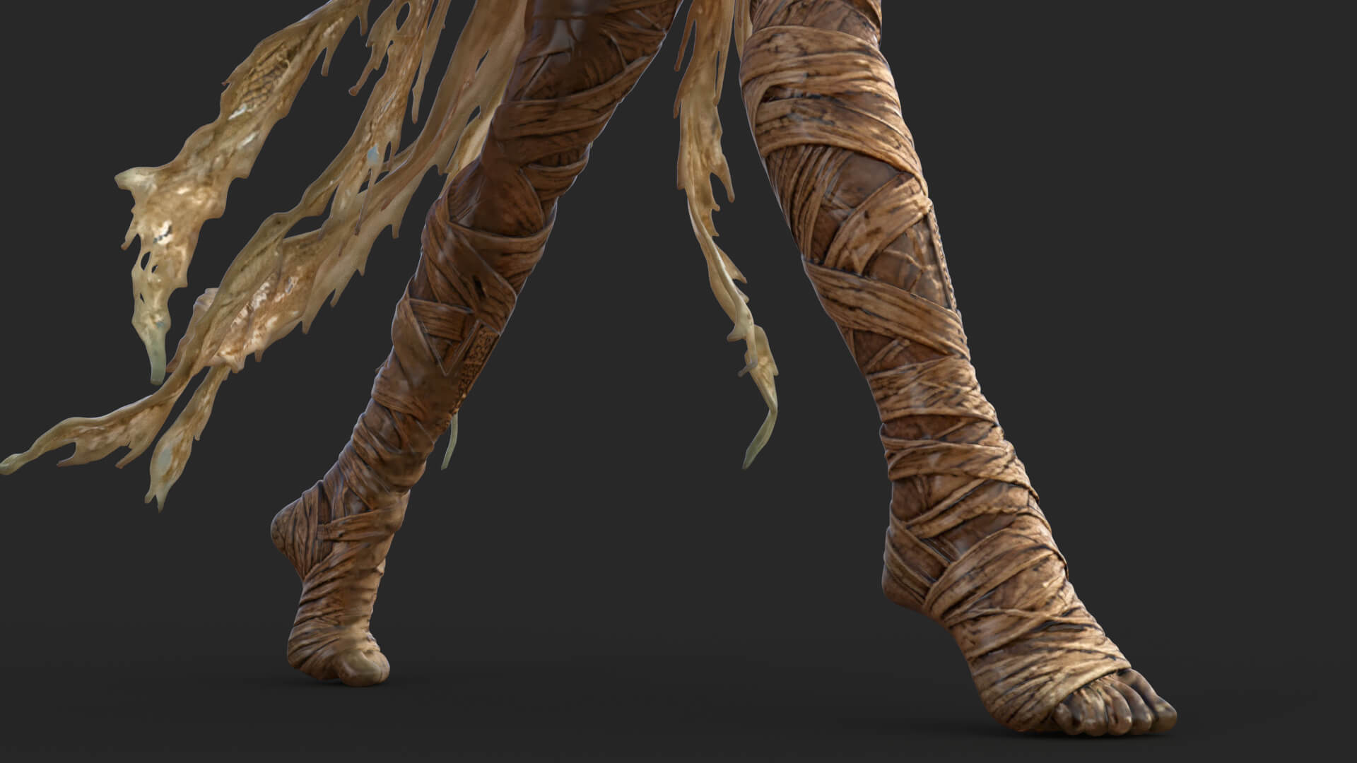 Sensual Mummy High-Detail 3D Model 3D Model