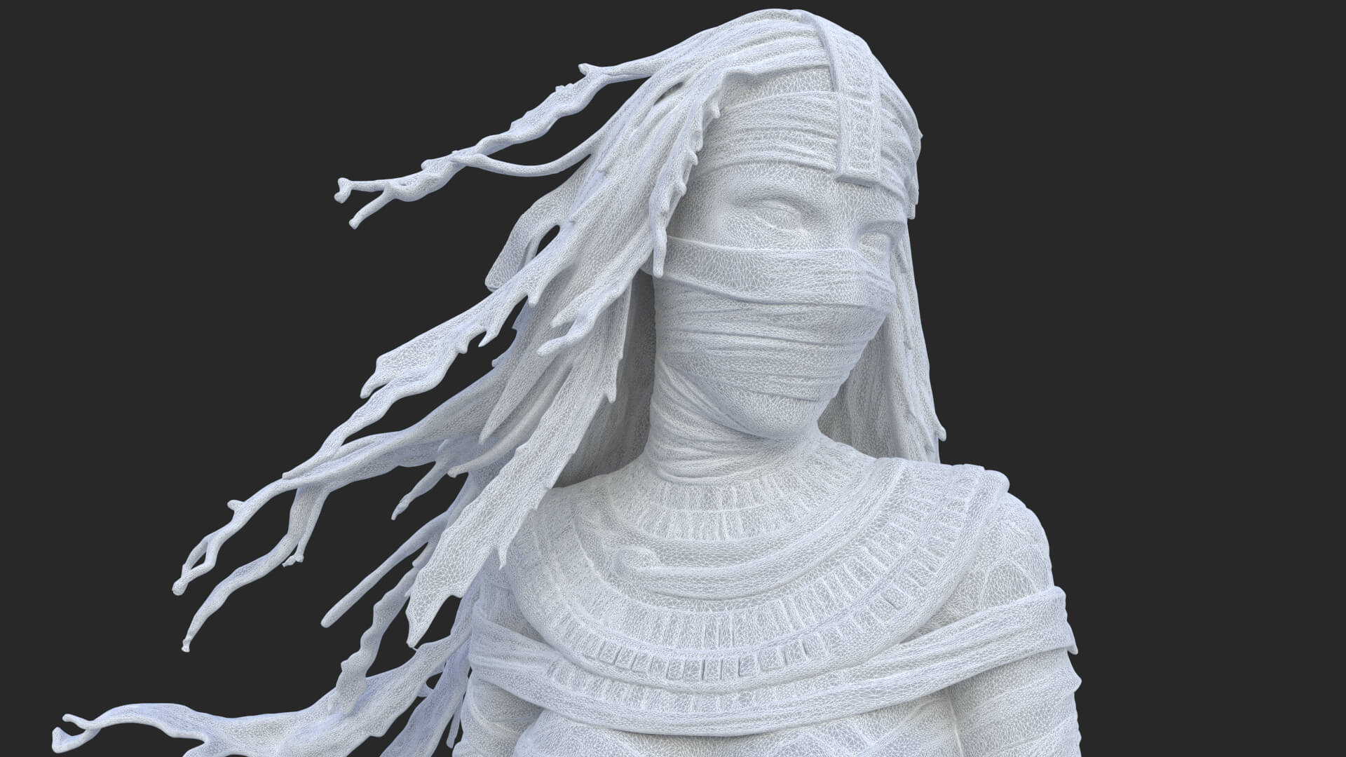 Sensual Mummy High-Detail 3D Model 3D Model