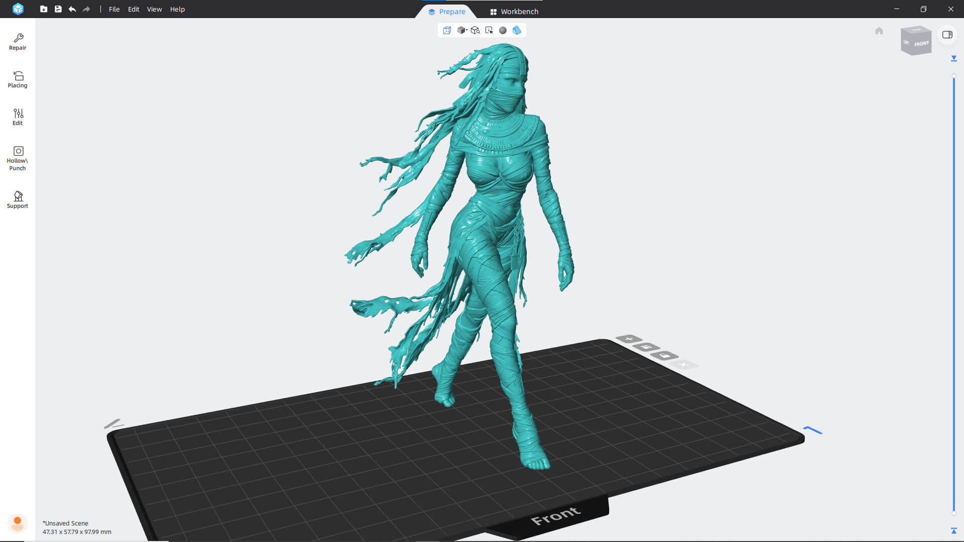 Sensual Mummy High-Detail 3D Model 3D Model