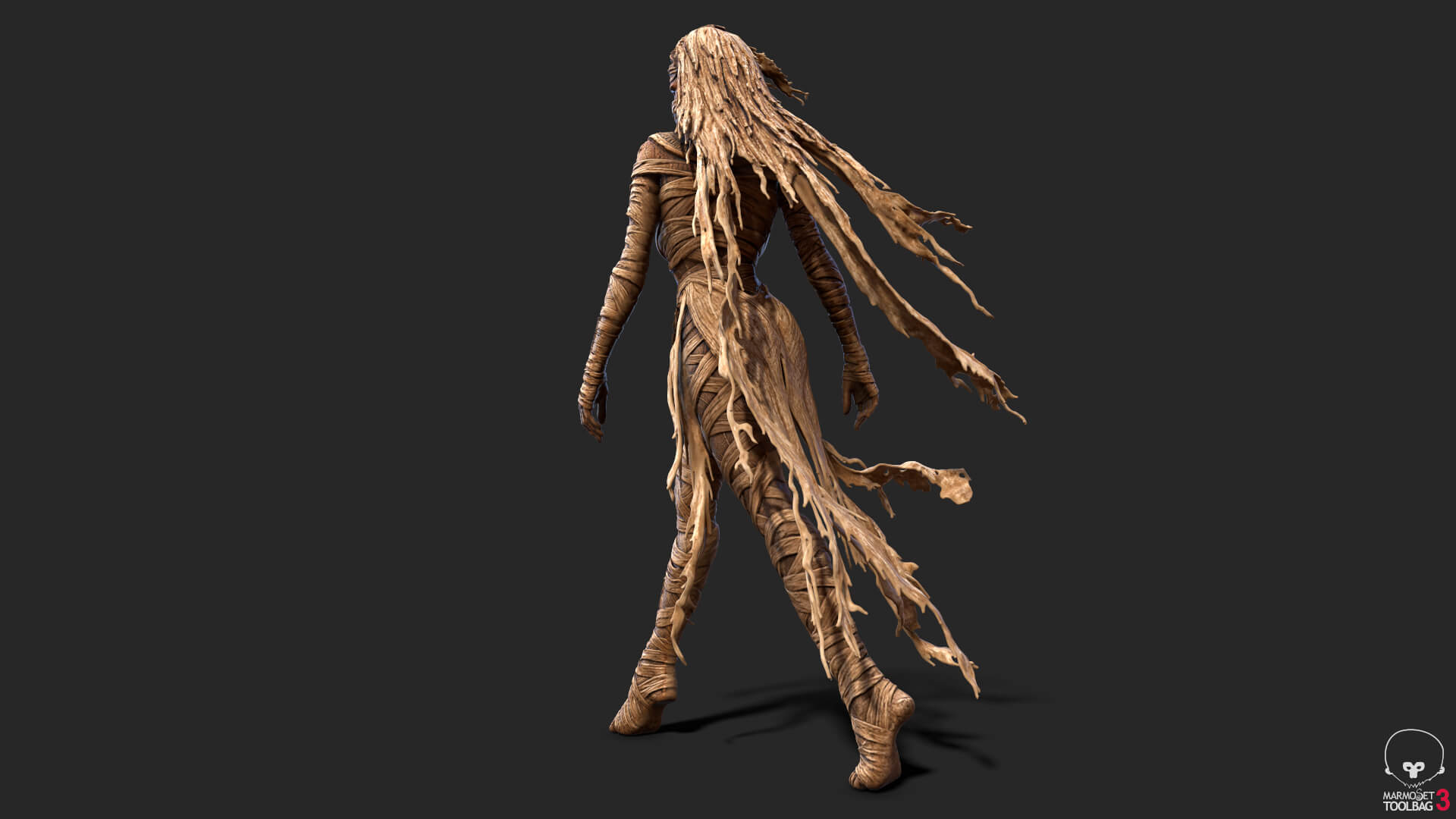 Sensual Mummy High-Detail 3D Model 3D Model