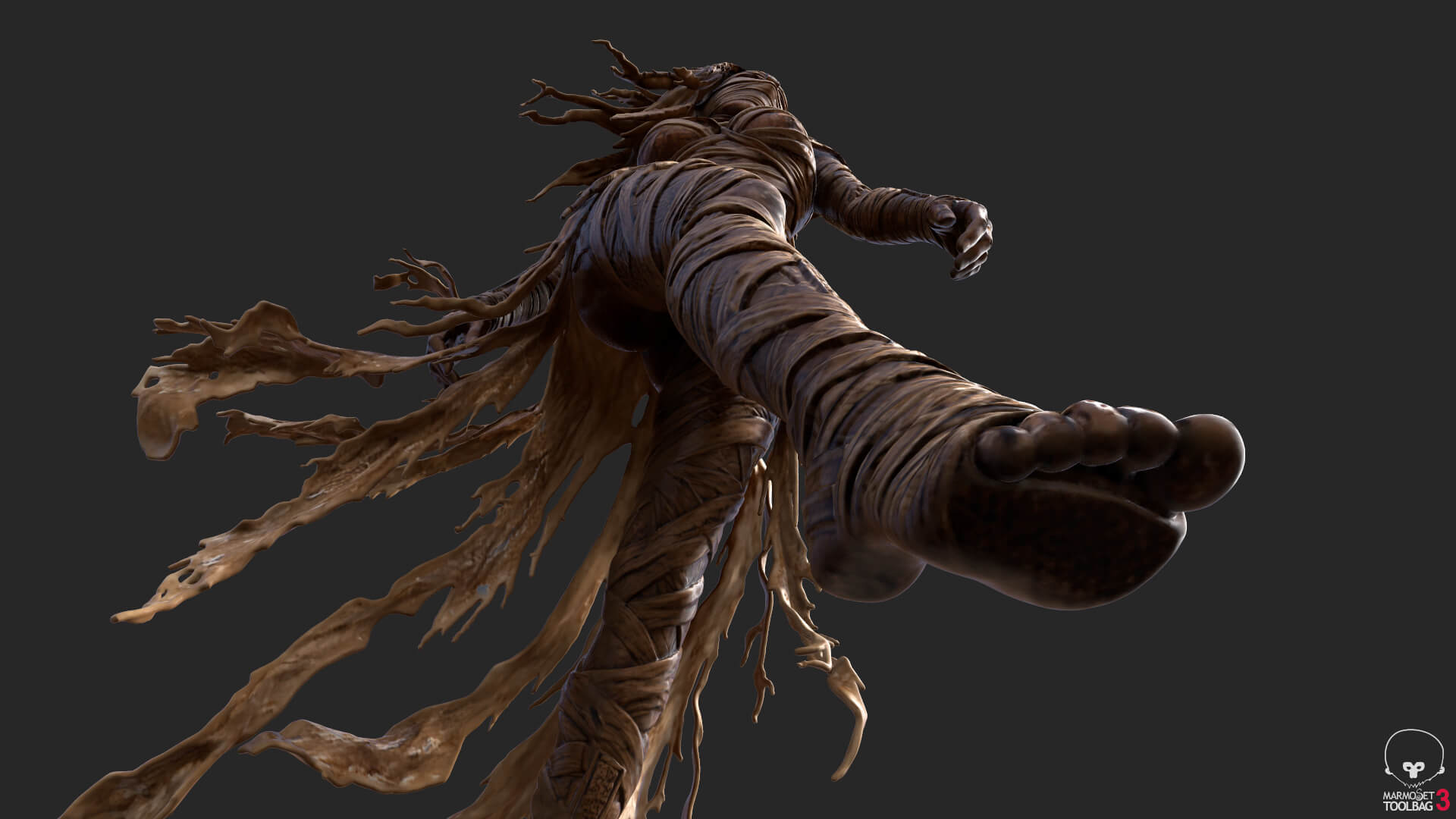 Sensual Mummy High-Detail 3D Model 3D Model