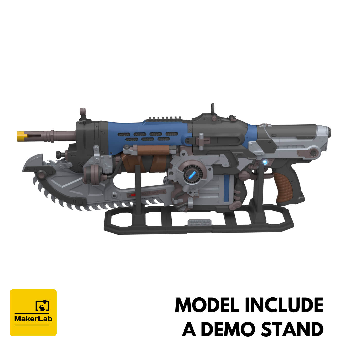 Prototype MK1 Lancer - GoW E-Day - STL - Commercial 3D Model