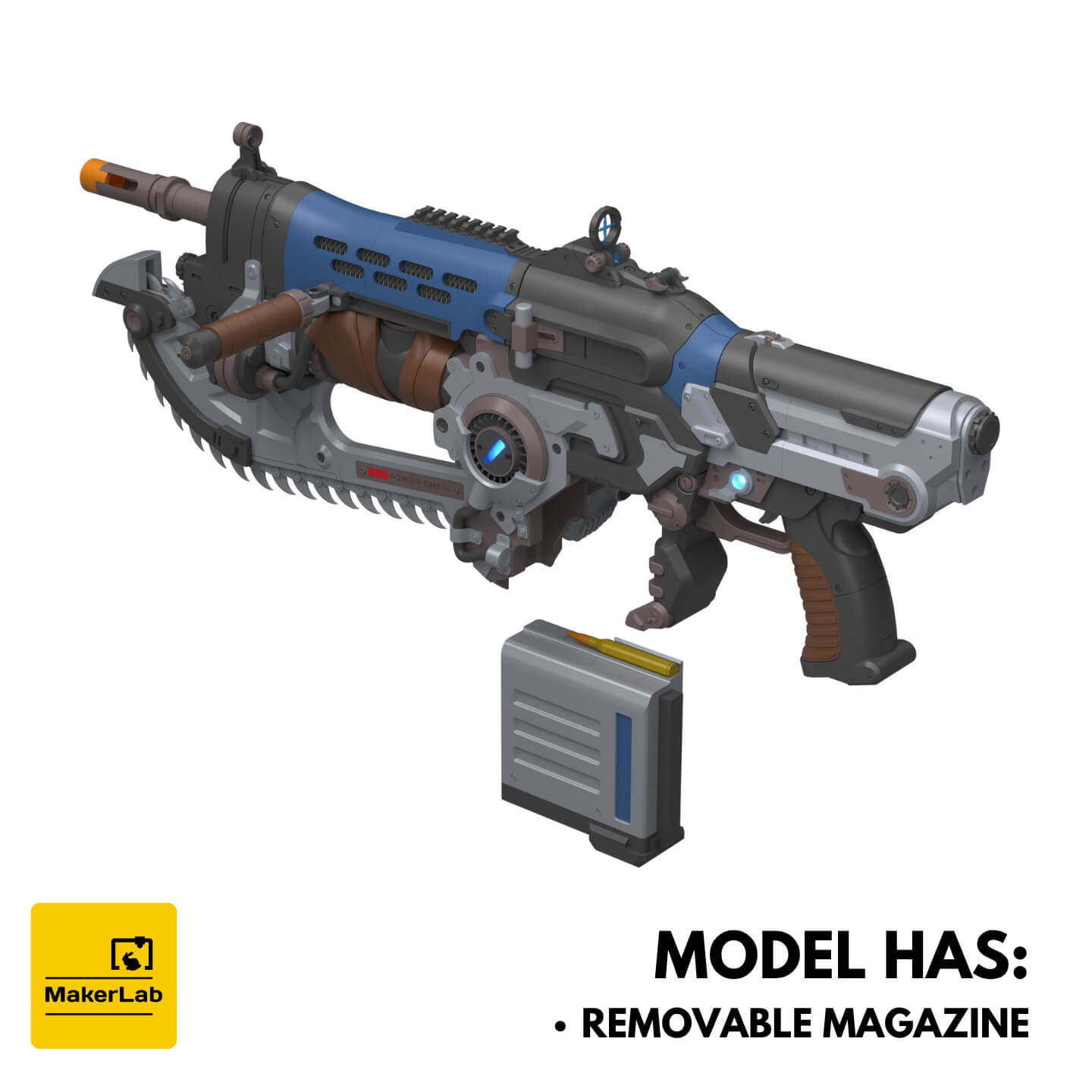 Prototype MK1 Lancer - GoW E-Day - STL - Commercial 3D Model