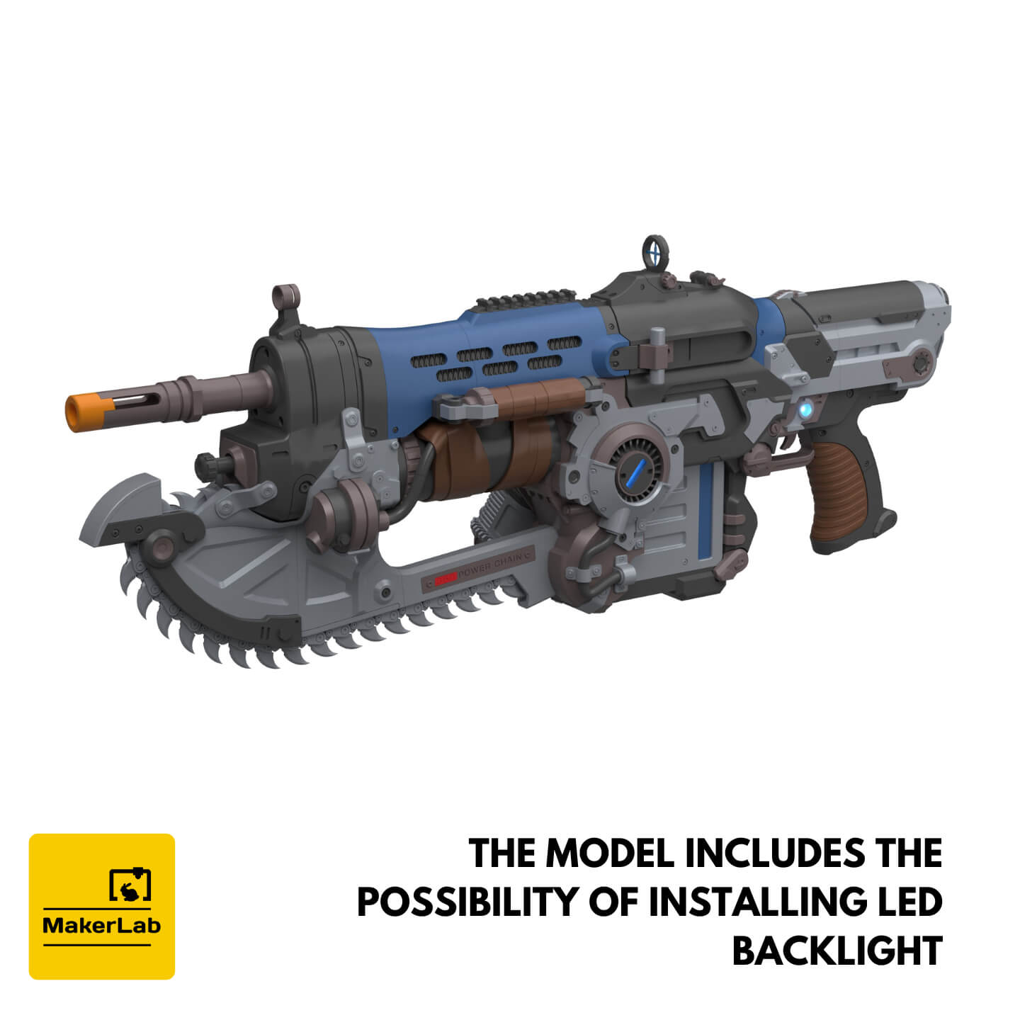 Prototype MK1 Lancer - GoW E-Day - STL - Commercial 3D Model