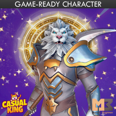 Lion Cartoon Character