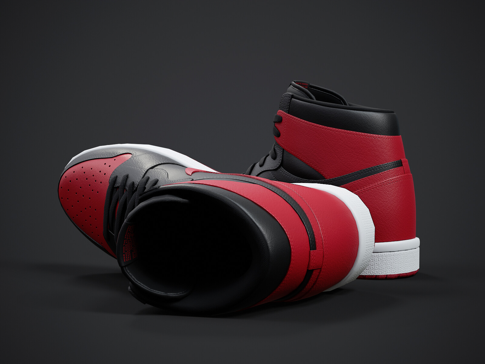 Air Jordan1-Retro Sneaker PBR Model 4 3D Model