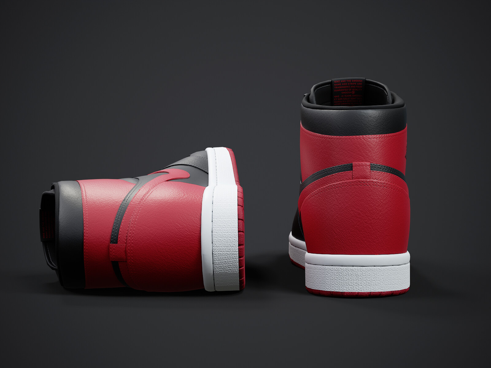 Air Jordan1-Retro Sneaker PBR Model 4 3D Model