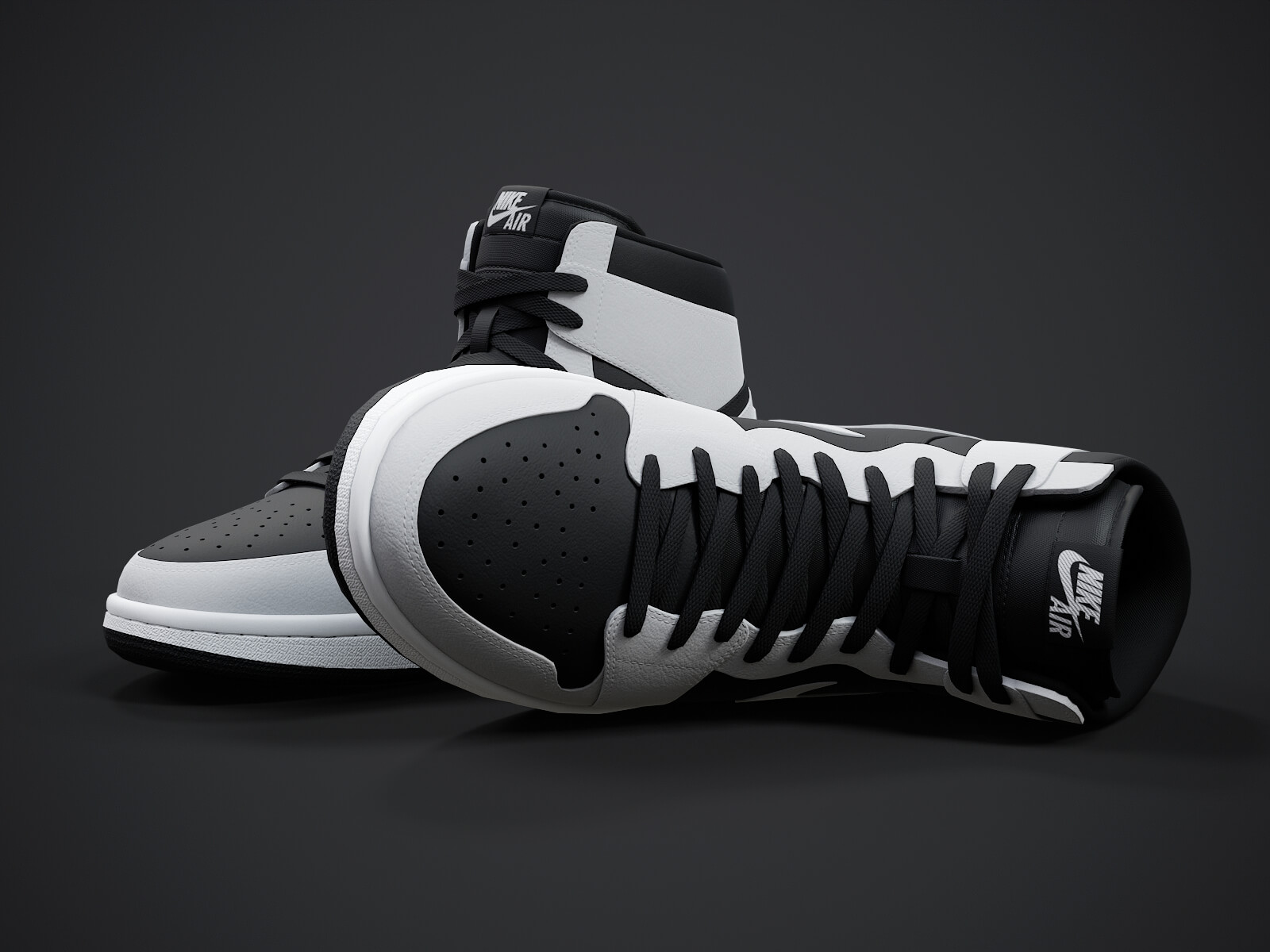 Air Jordan1-Retro Sneaker PBR Model 5 3D Model